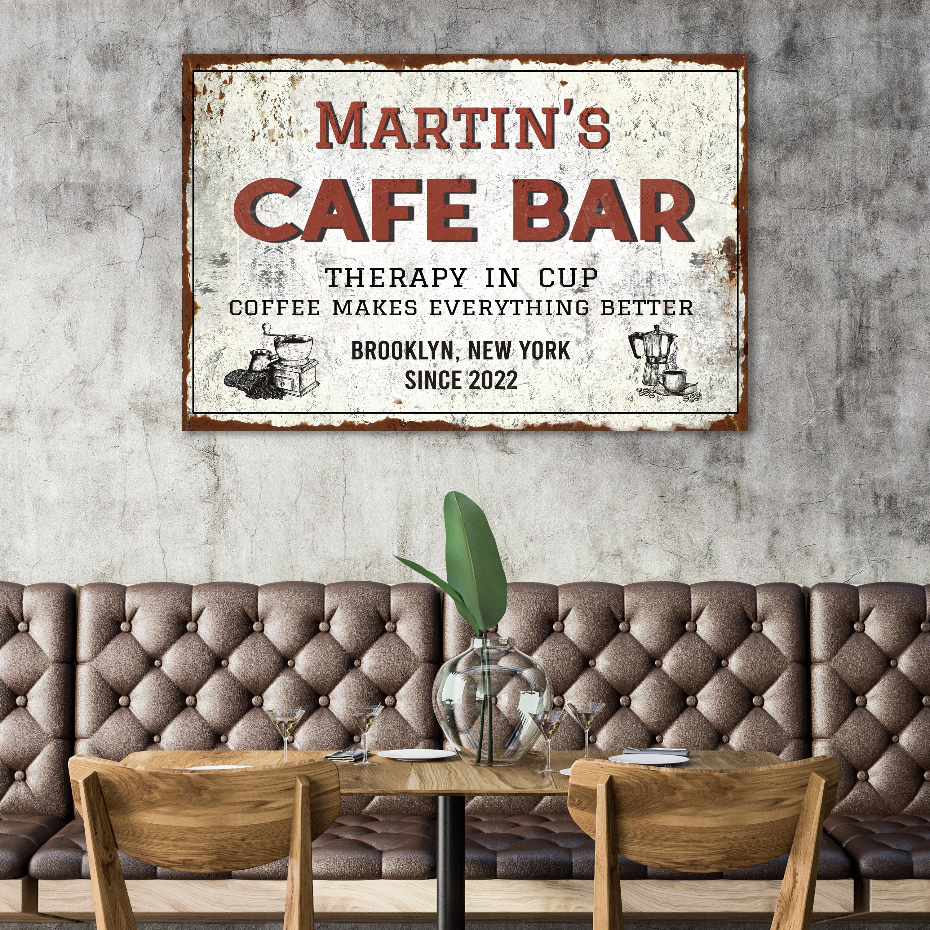 Cafe Bar Sign on sale at MyriadMart