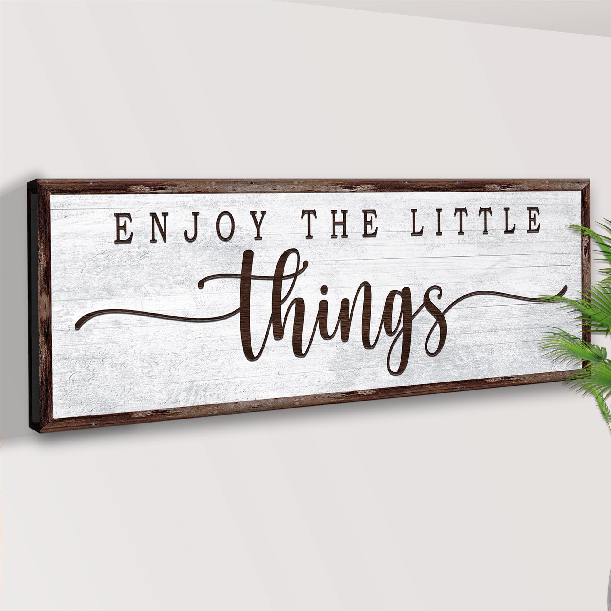 Enjoy the Little Things Sign on sale at MyriadMart