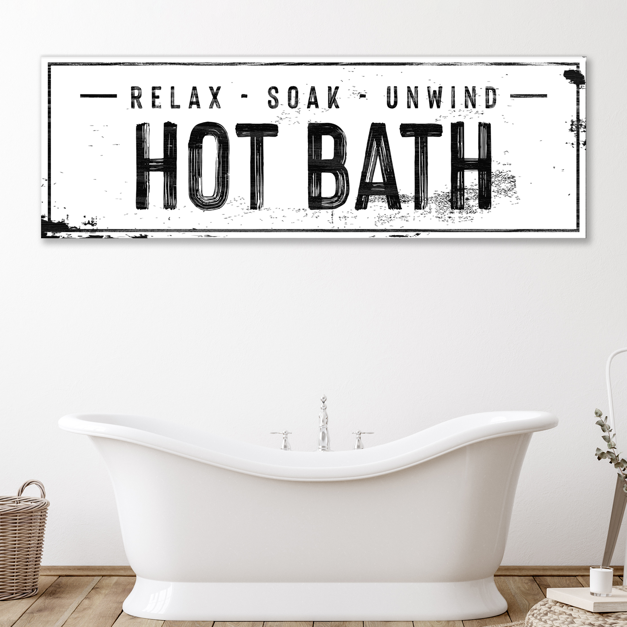 Hot Bath Sign on sale at MyriadMart