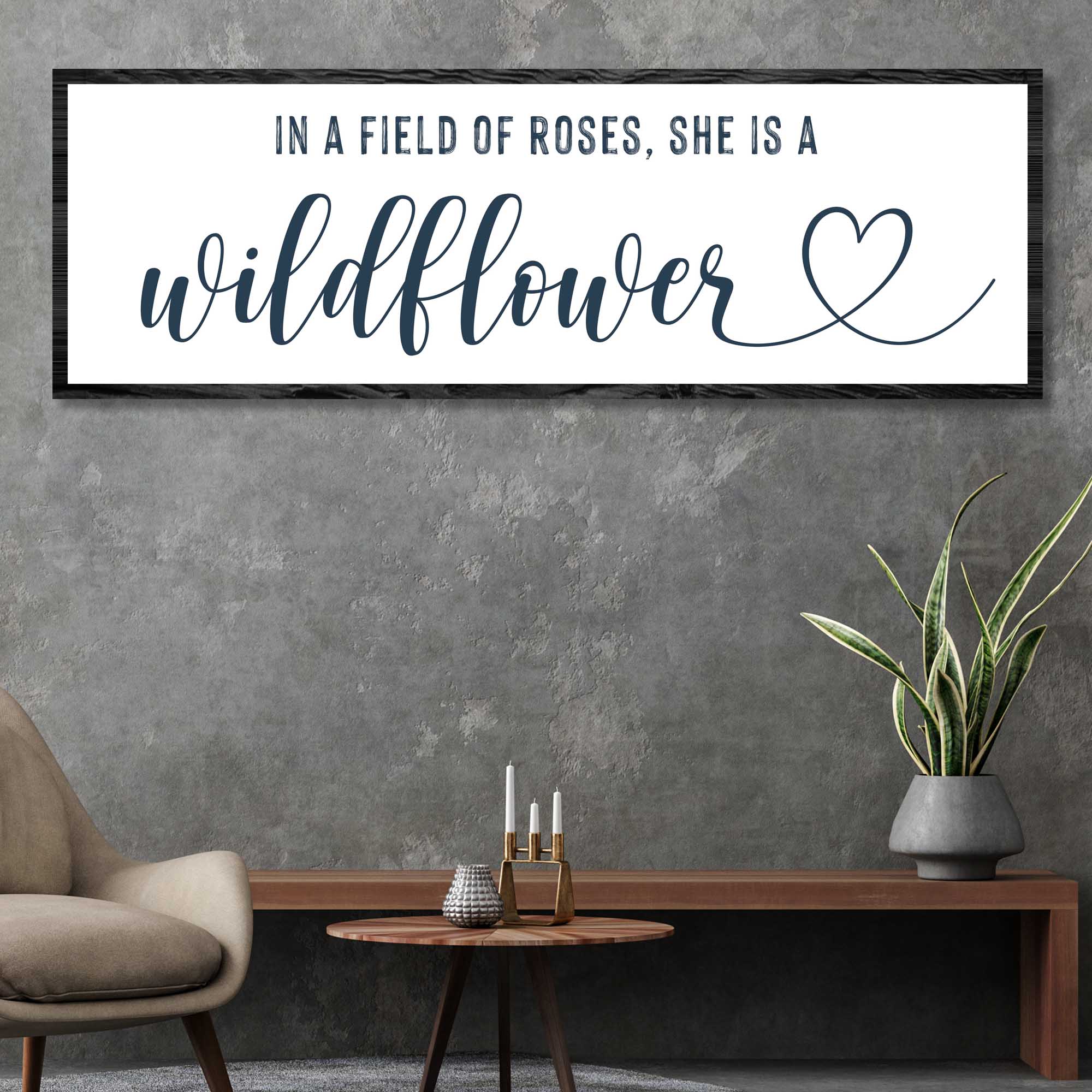 She Is A Wildflower Sign II on sale at MyriadMart