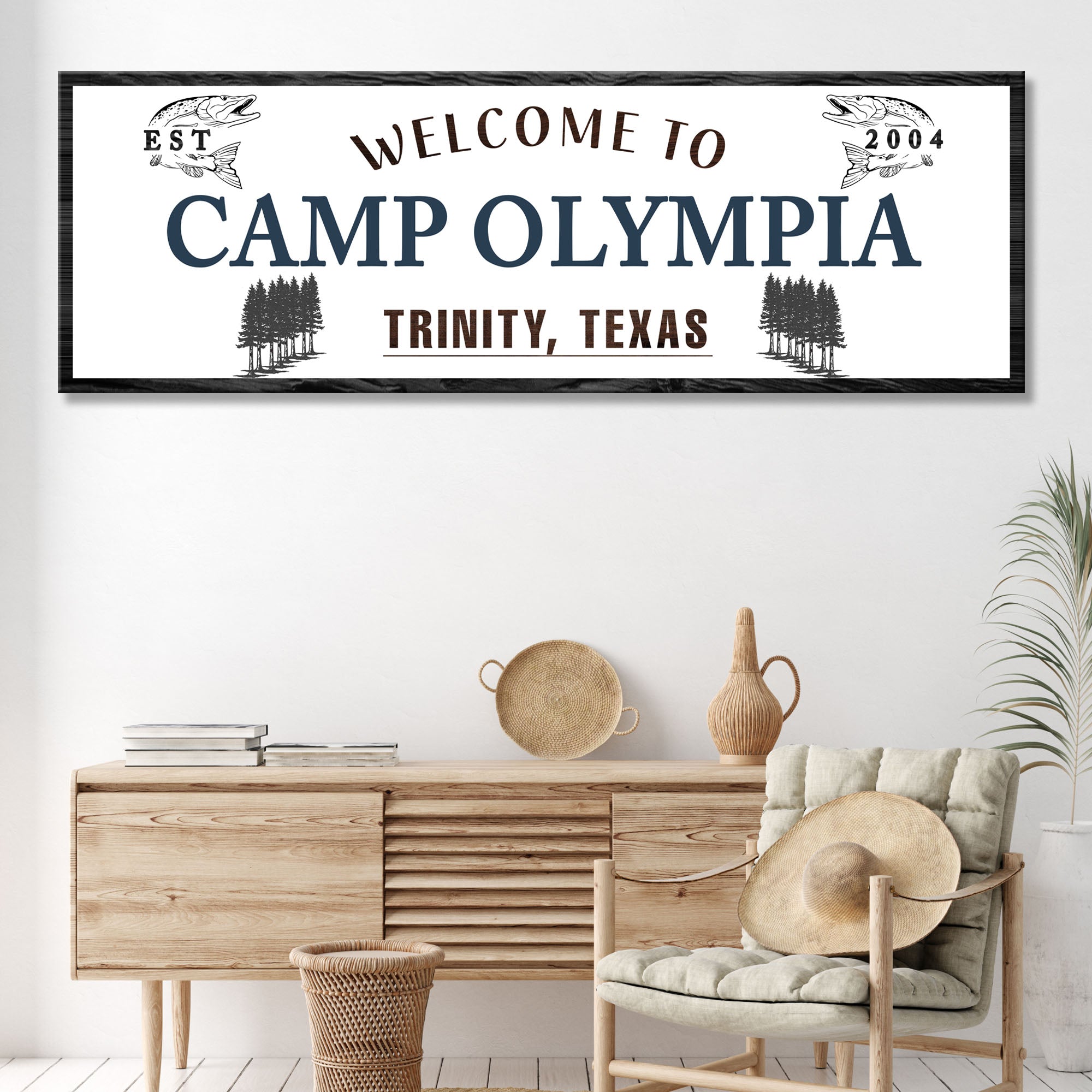 Welcome To Camp Sign on sale at MyriadMart