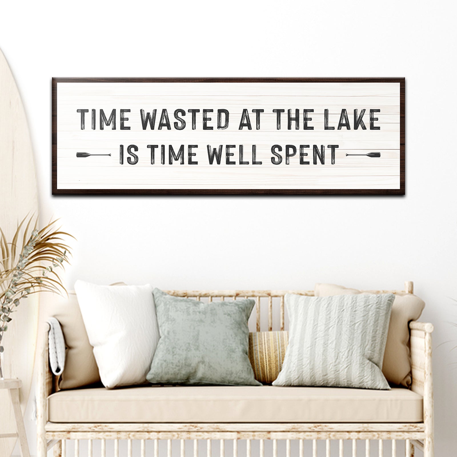 Time At The Lake Sign on sale at MyriadMart