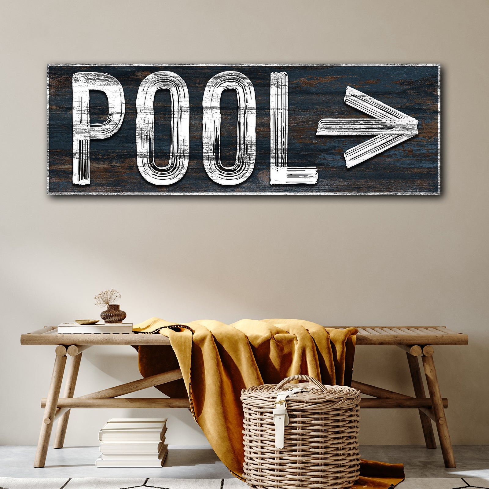 Pool Arrow Sign on sale at MyriadMart