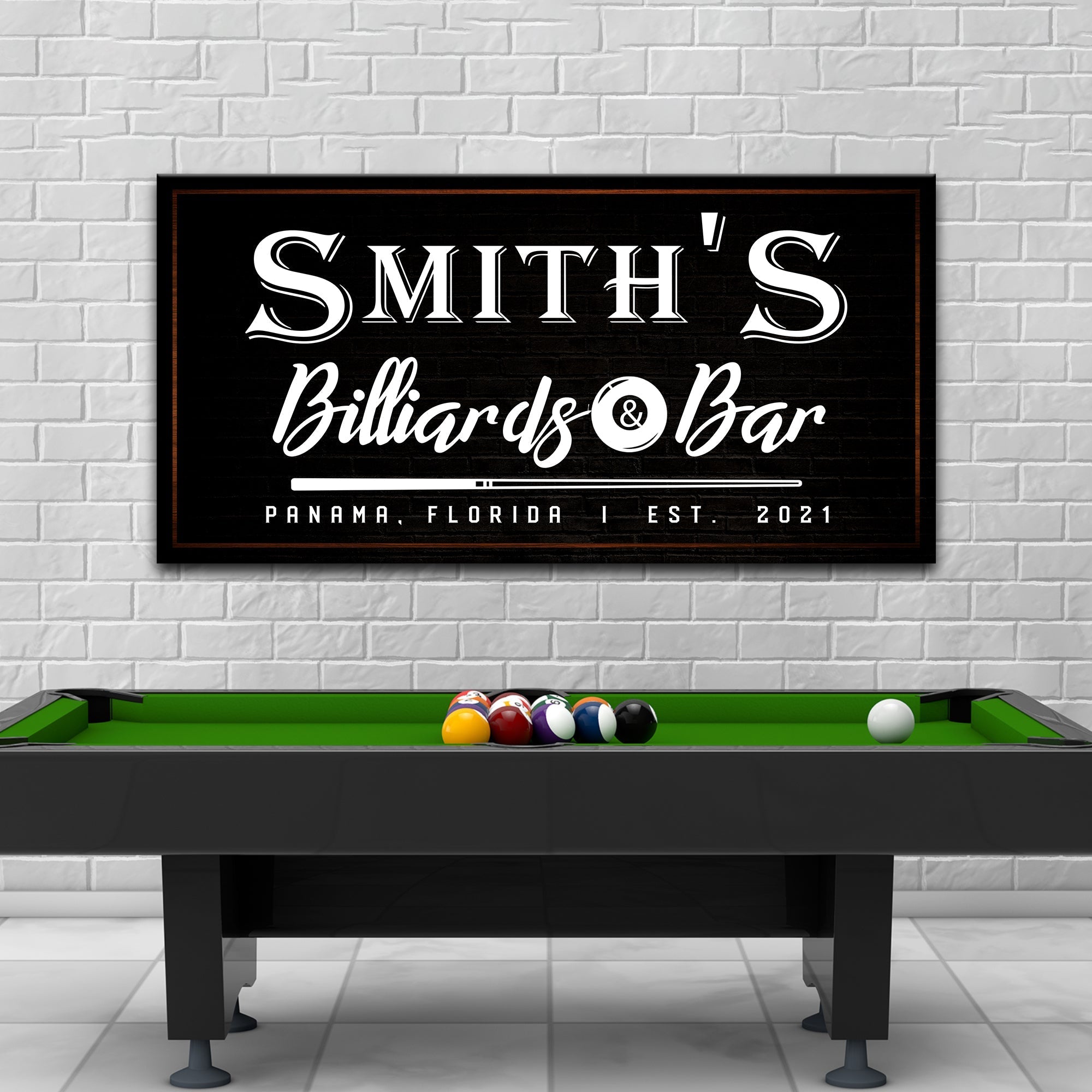 Billiards And Bar Sign II on sale at MyriadMart