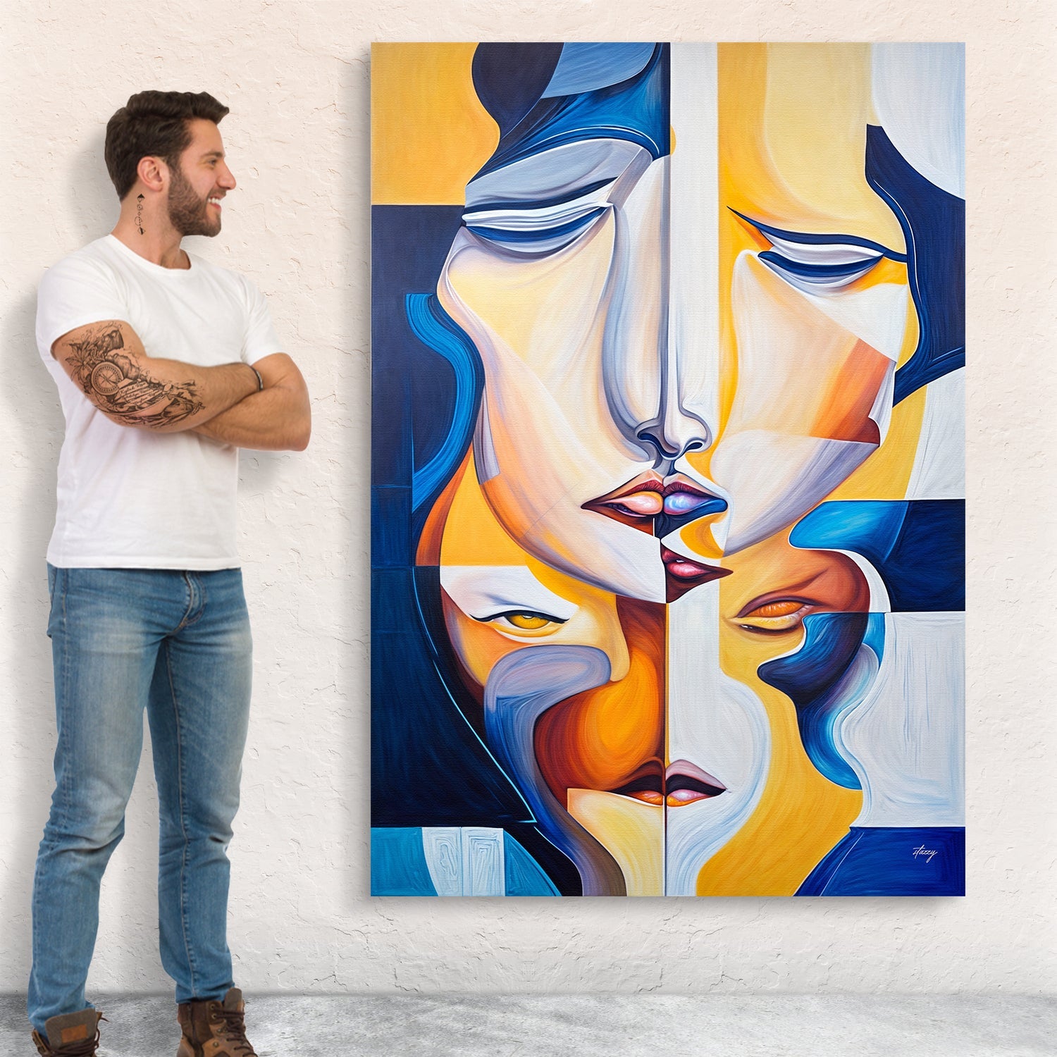 Canvas Print: "Talk" on sale at MyriadMart