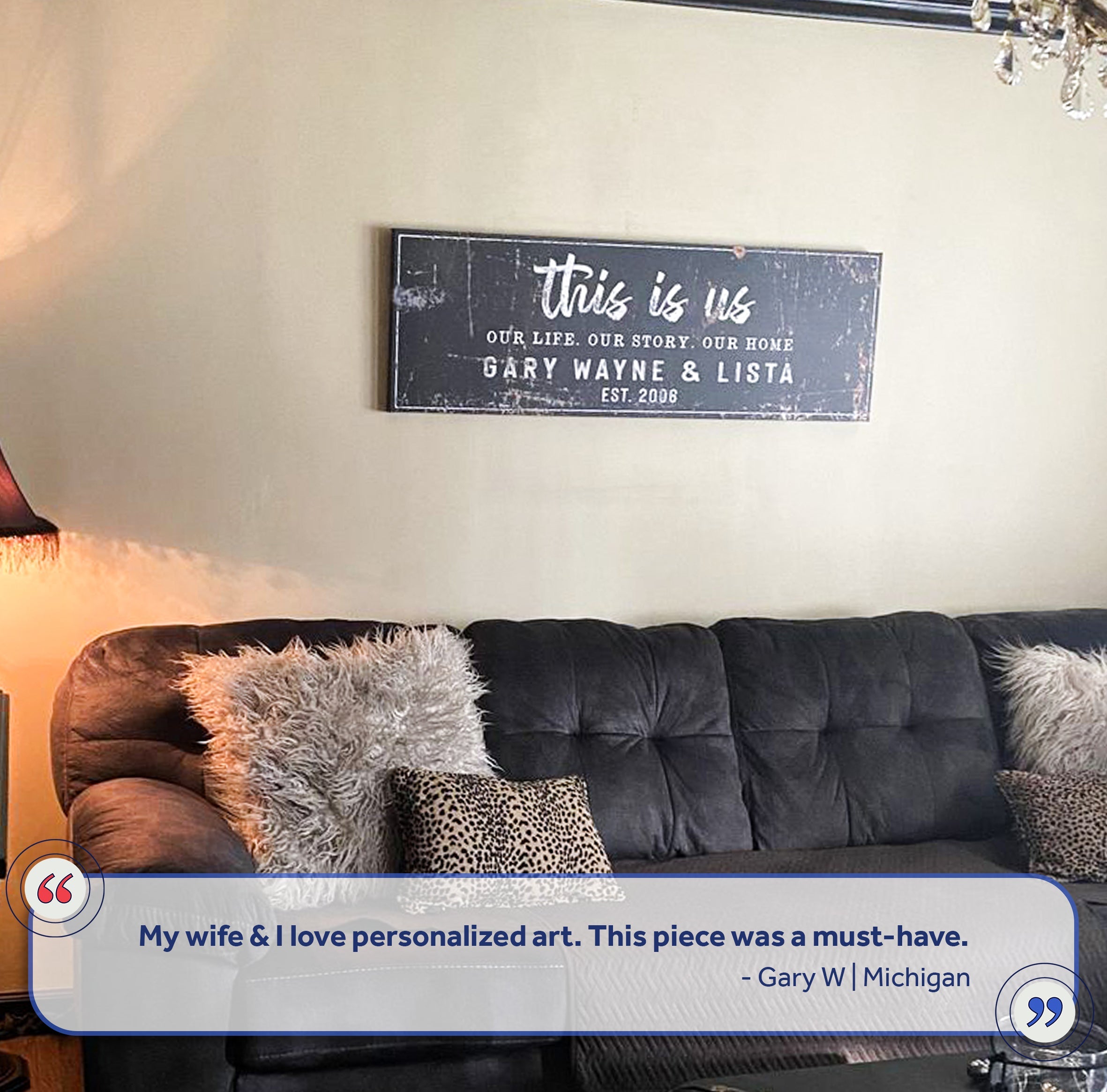 This Is Us Rustic Sign II on sale at MyriadMart