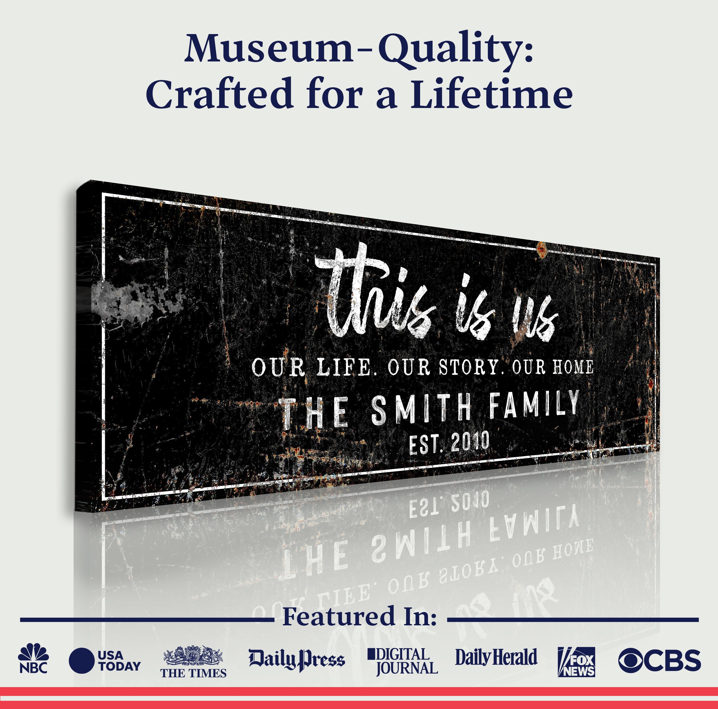 This Is Us Rustic Sign II on sale at MyriadMart