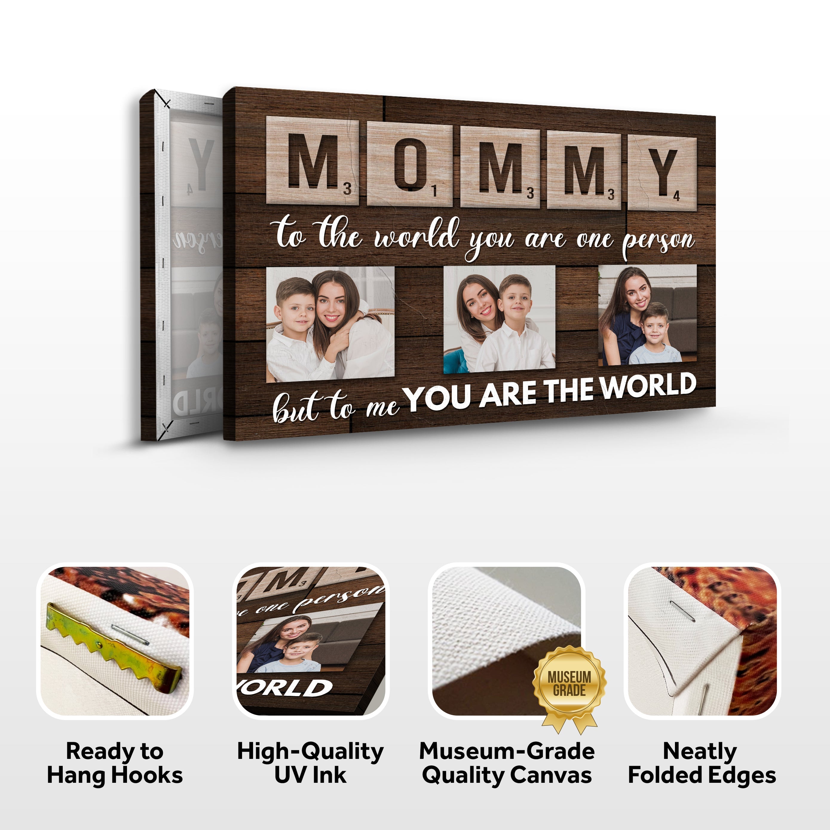 Mother's Day Sign To Me You Are The World on sale at MyriadMart