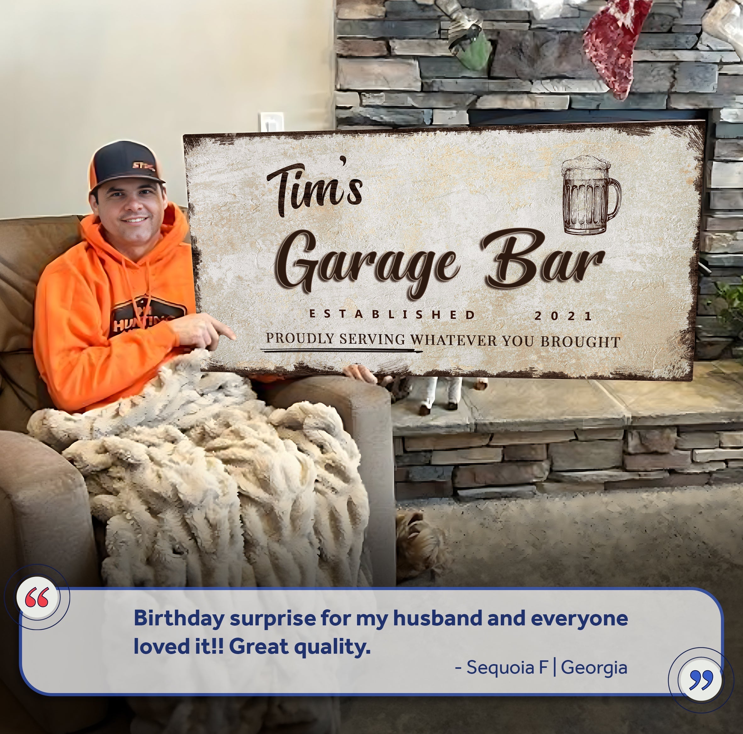 Garage Bar Sign VIII on sale at MyriadMart