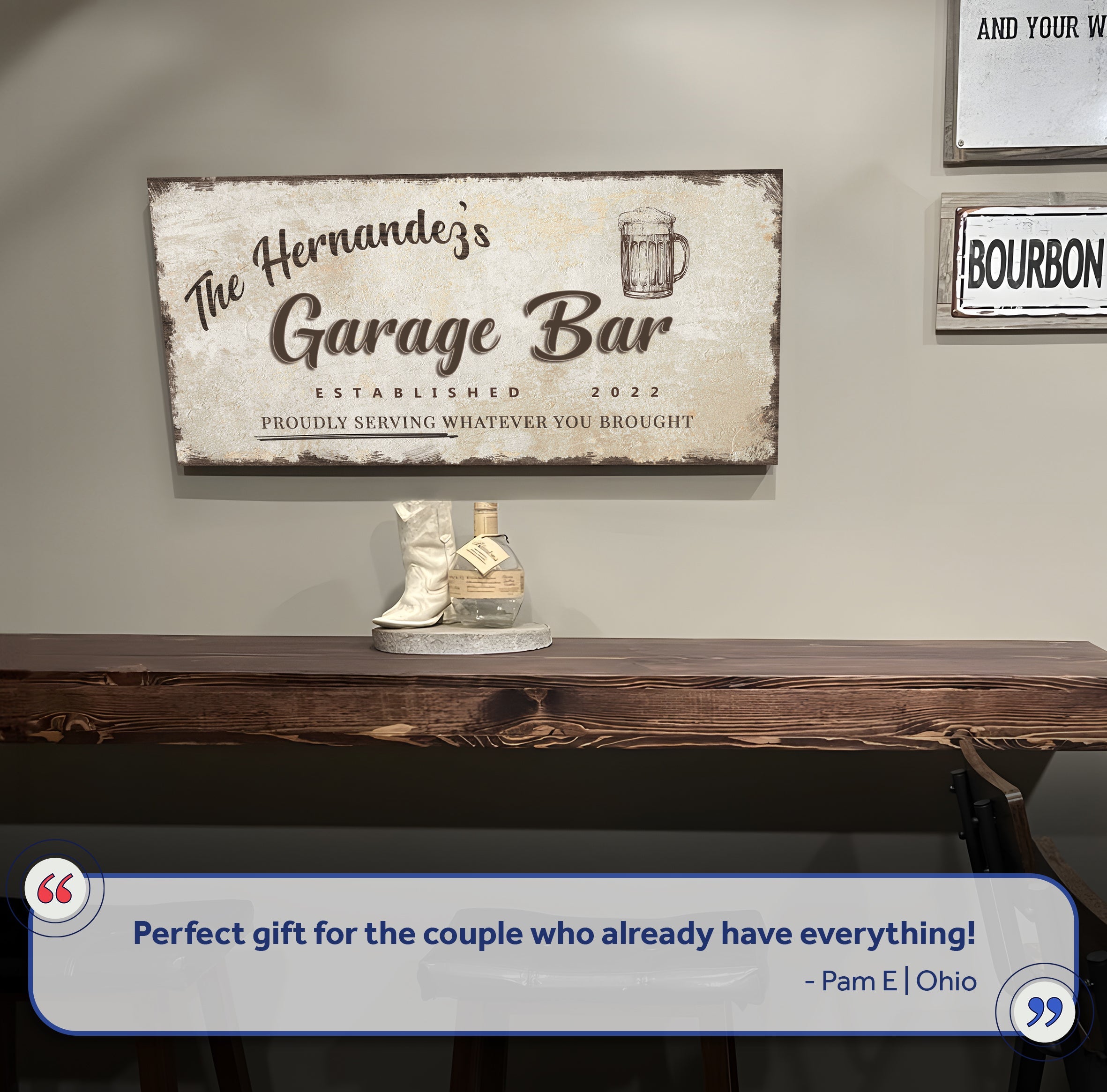 Garage Bar Sign VIII on sale at MyriadMart