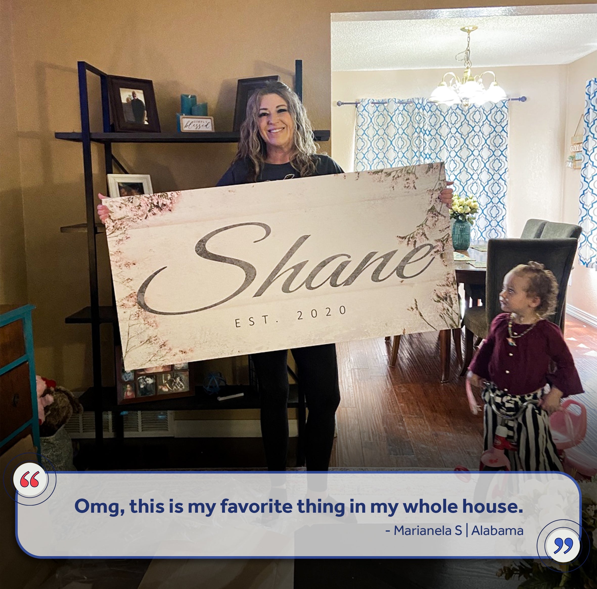 Family Name Sign on sale at MyriadMart