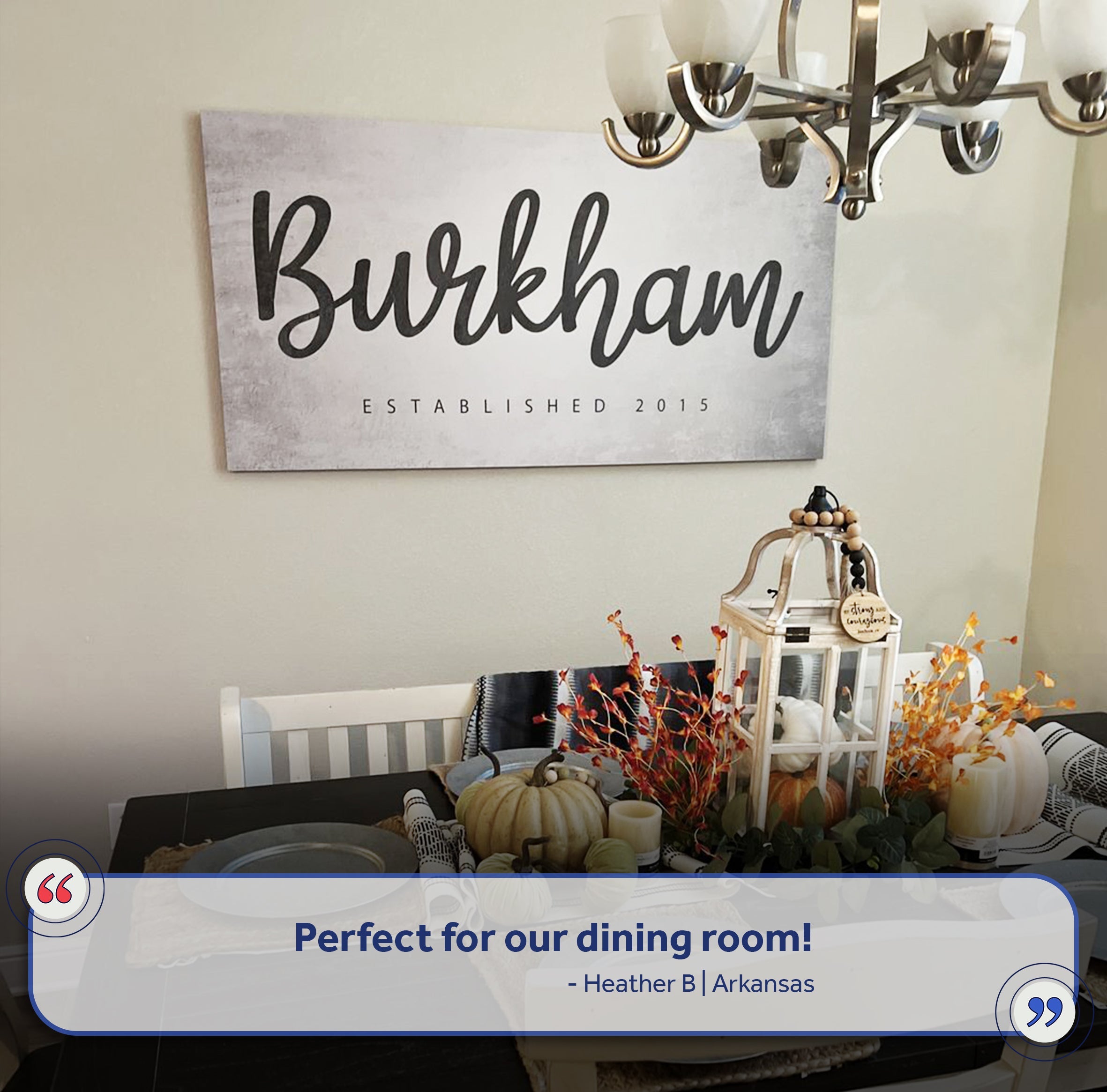 Family Name Sign IV on sale at MyriadMart