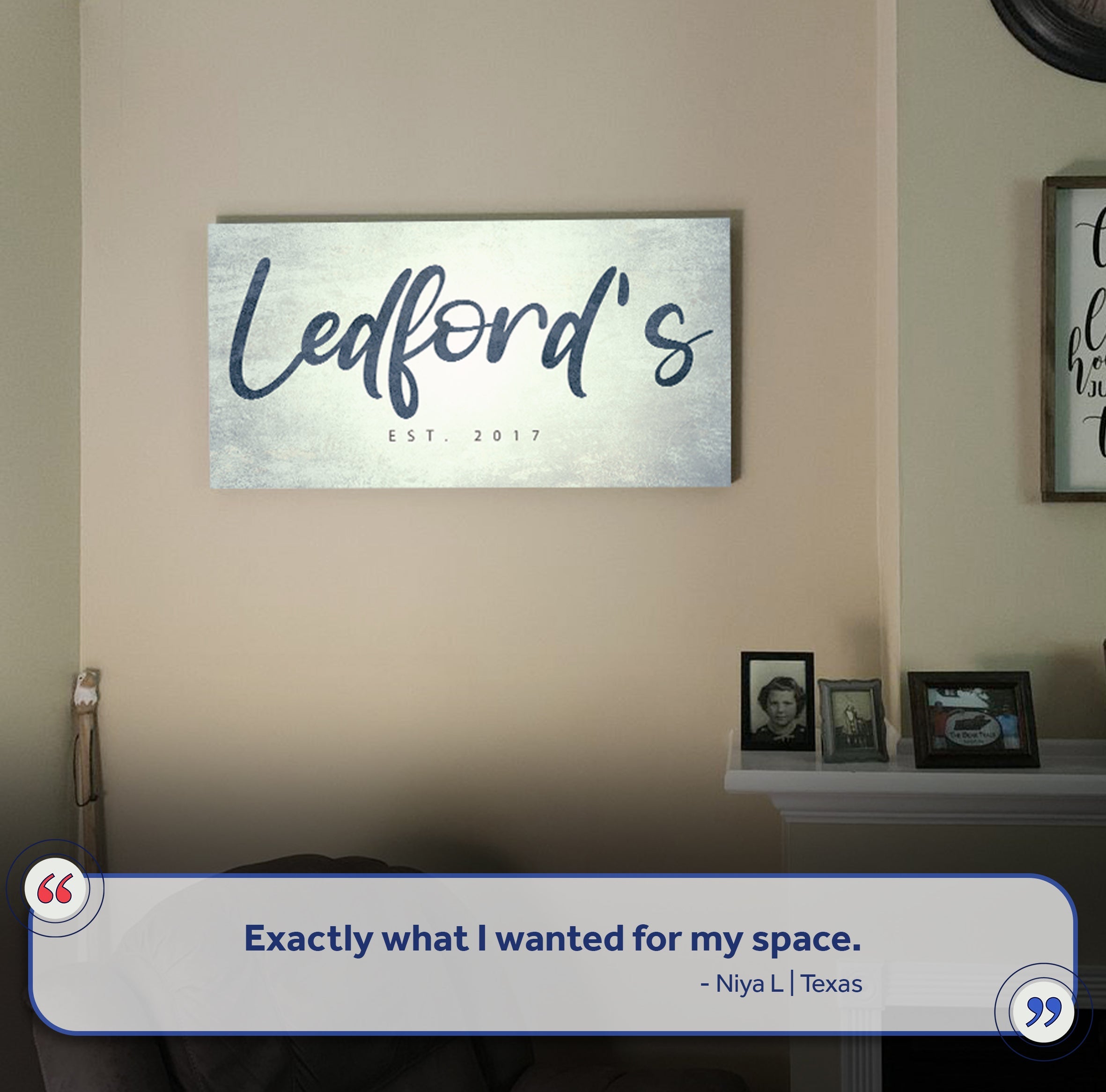 Family Name Sign V on sale at MyriadMart