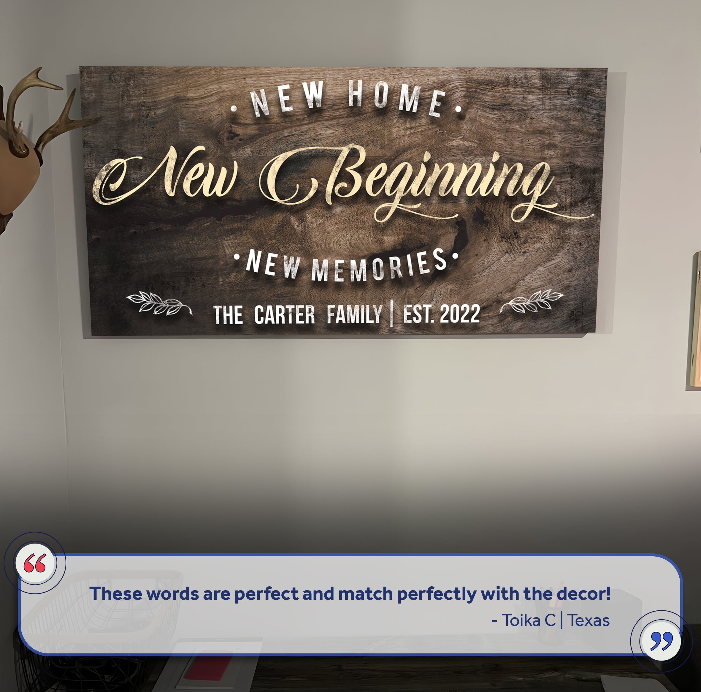 New Home Sign II on sale at MyriadMart