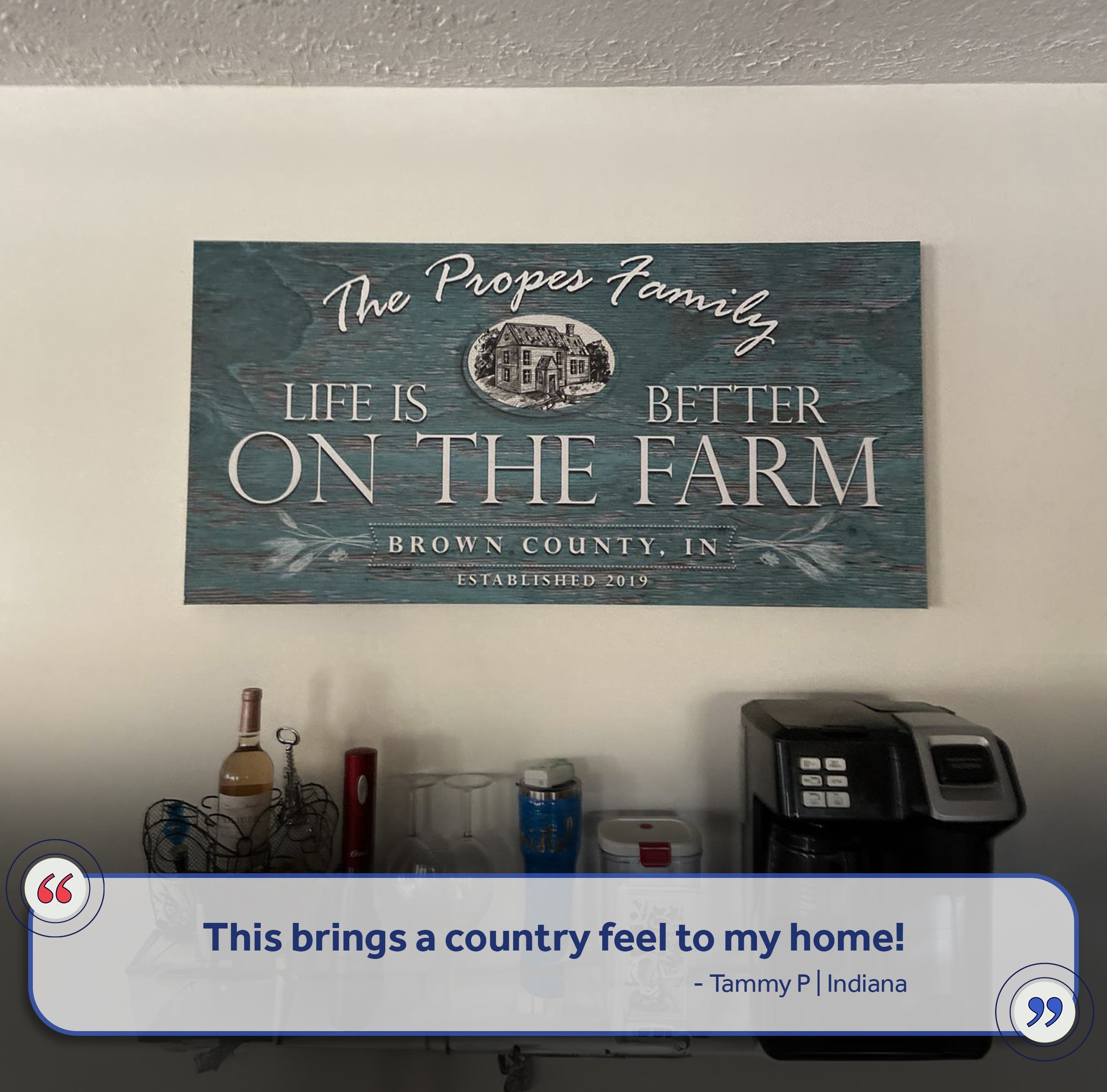 Life Is Better On The Farm Sign VI on sale at MyriadMart
