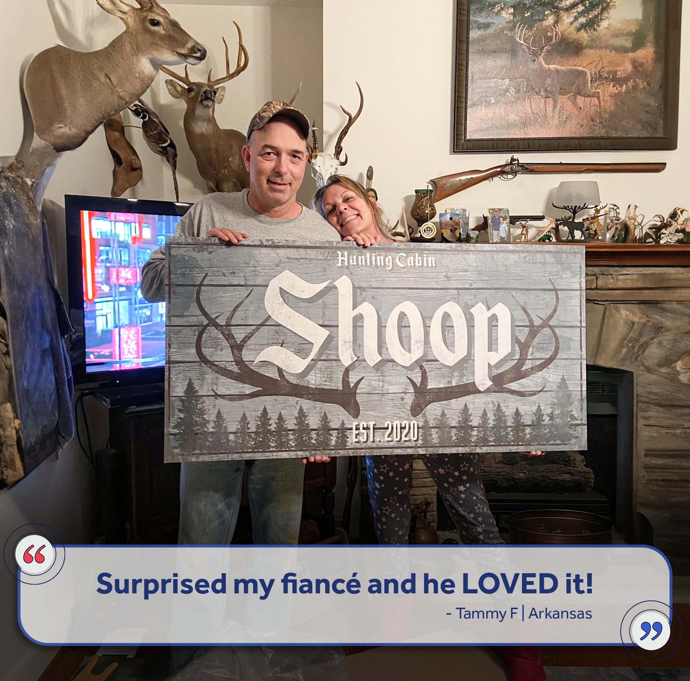 RUSTIC FAMILY ANTLER -LP1 on sale at MyriadMart