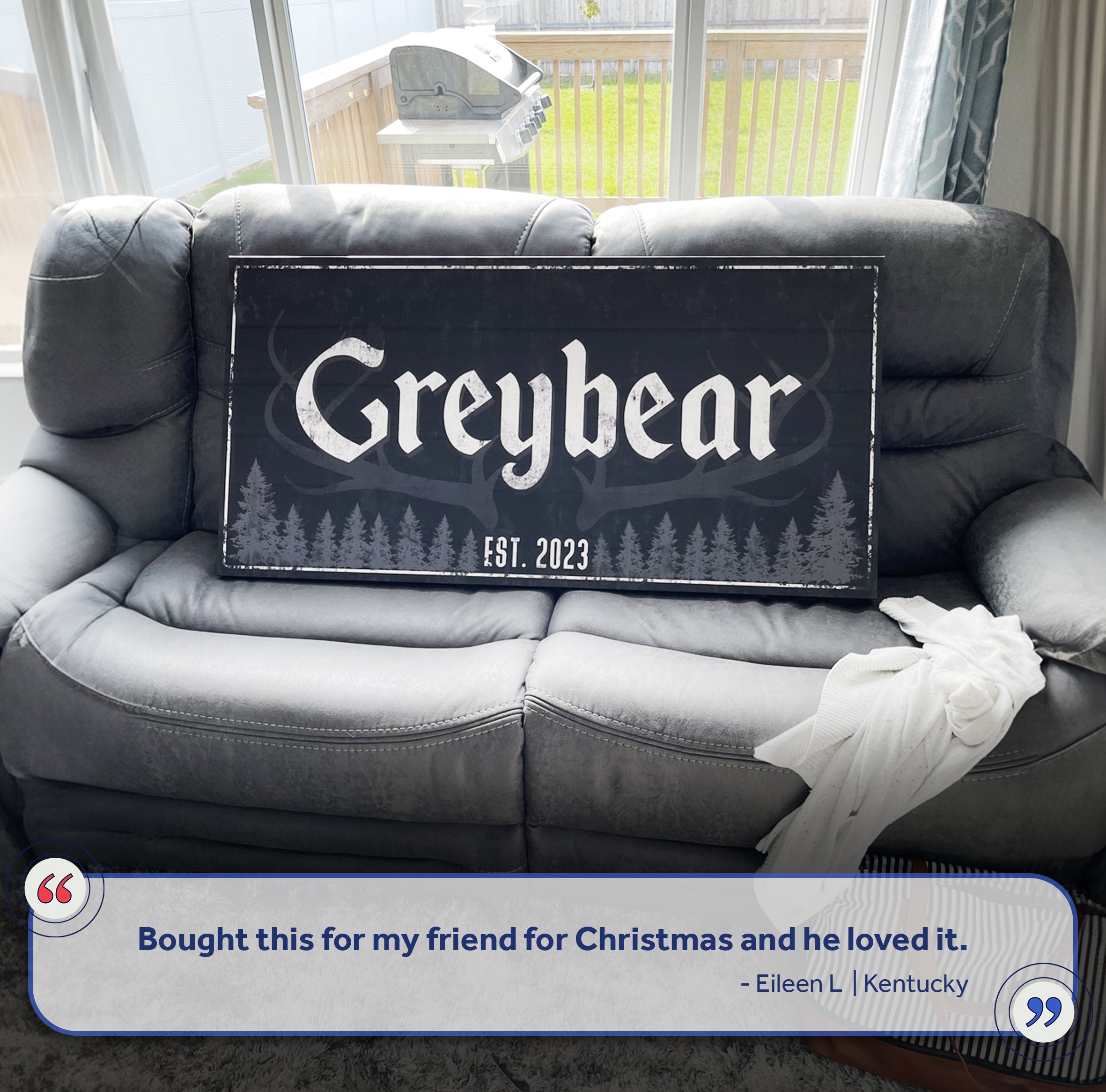 Rustic Family Antler Sign III on sale at MyriadMart