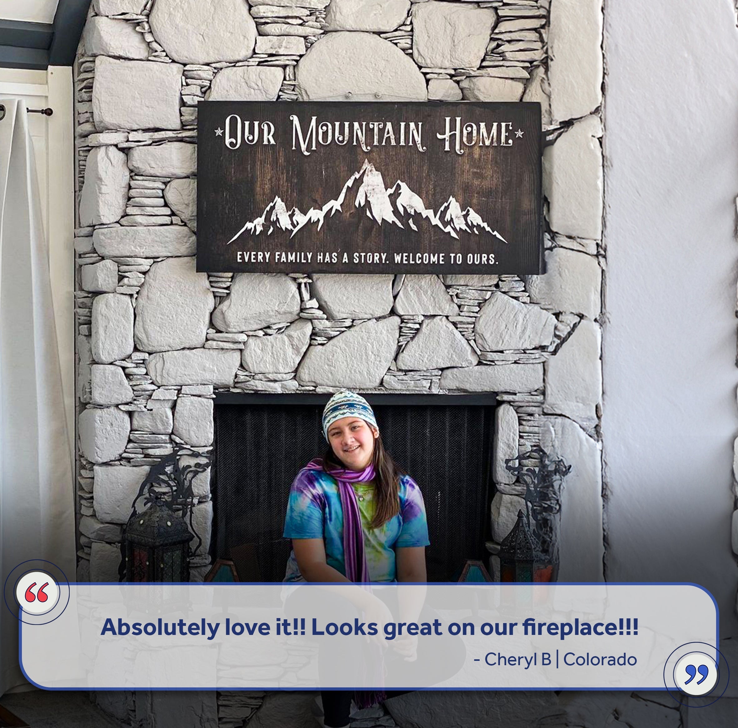 Family Mountain Home Sign II on sale at MyriadMart