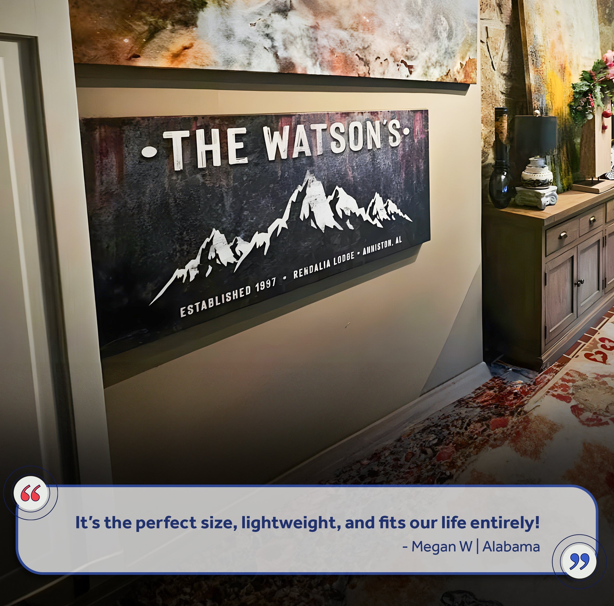 Family Mountain Home Sign III on sale at MyriadMart