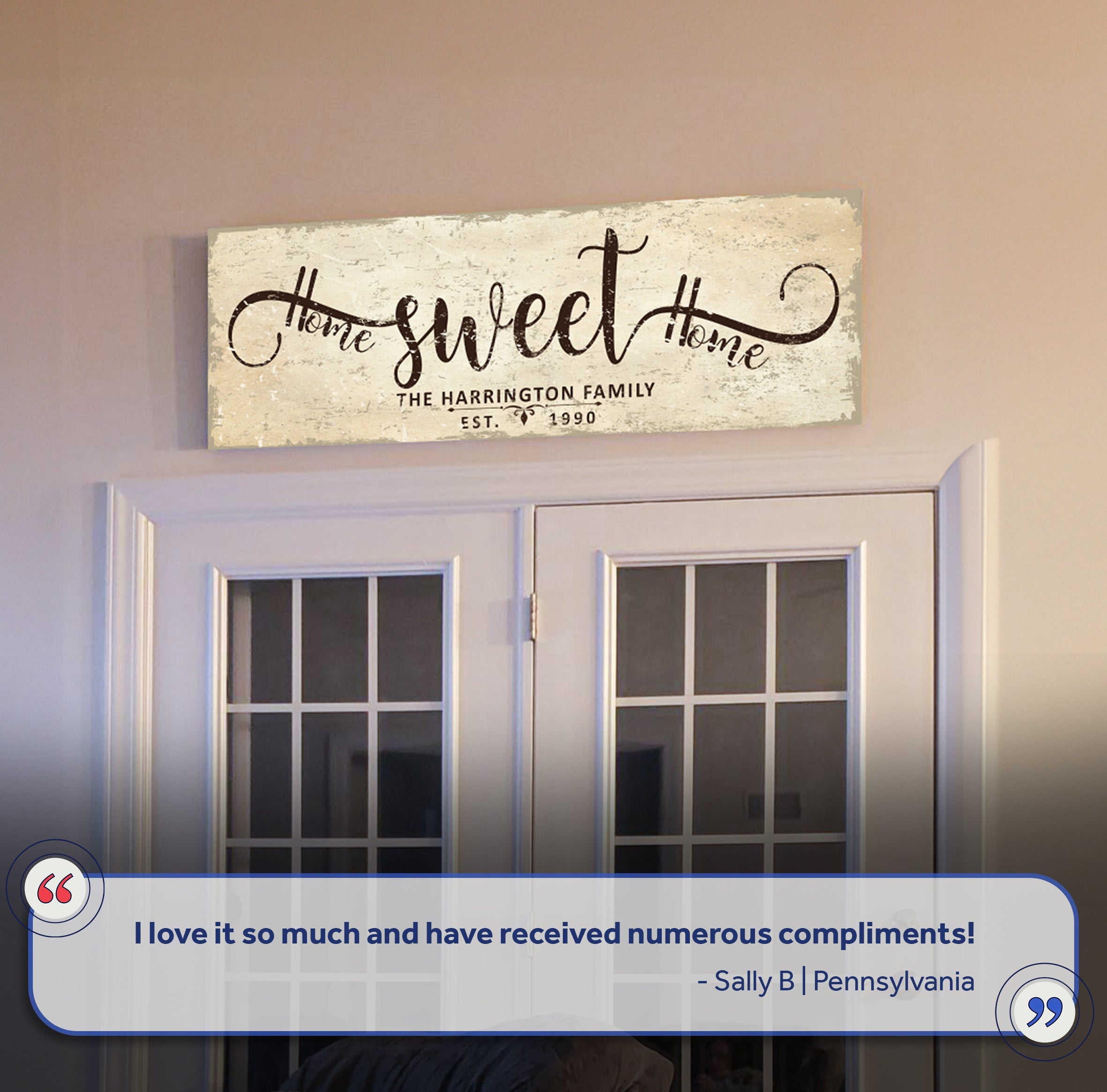 Home Sweet Home Sign VI on sale at MyriadMart