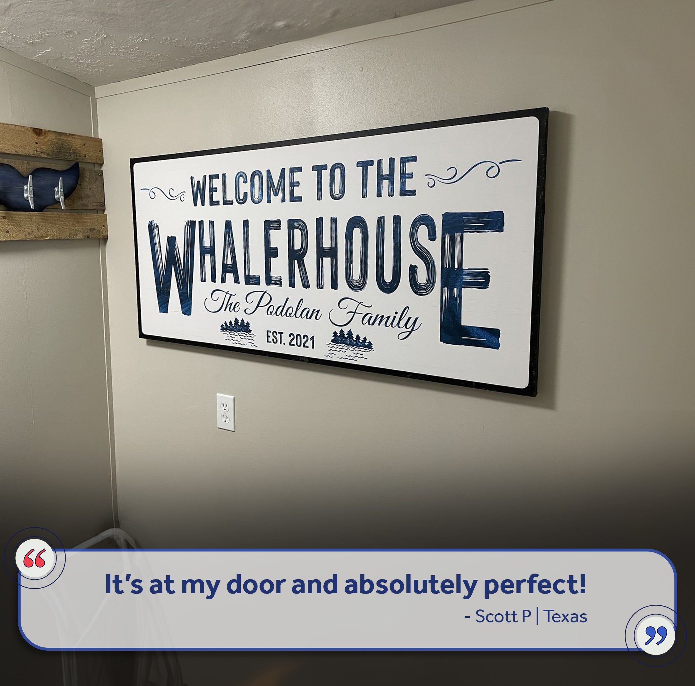 Welcome To Our Lakehouse Sign III on sale at MyriadMart