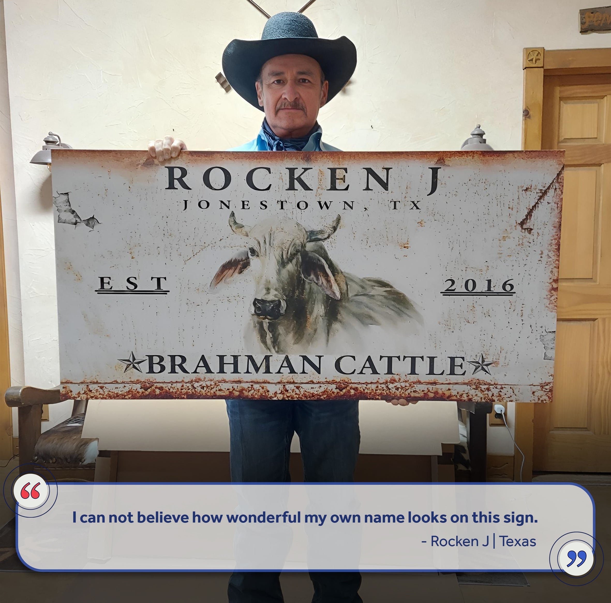 Brahman Cattle Sign II on sale at MyriadMart