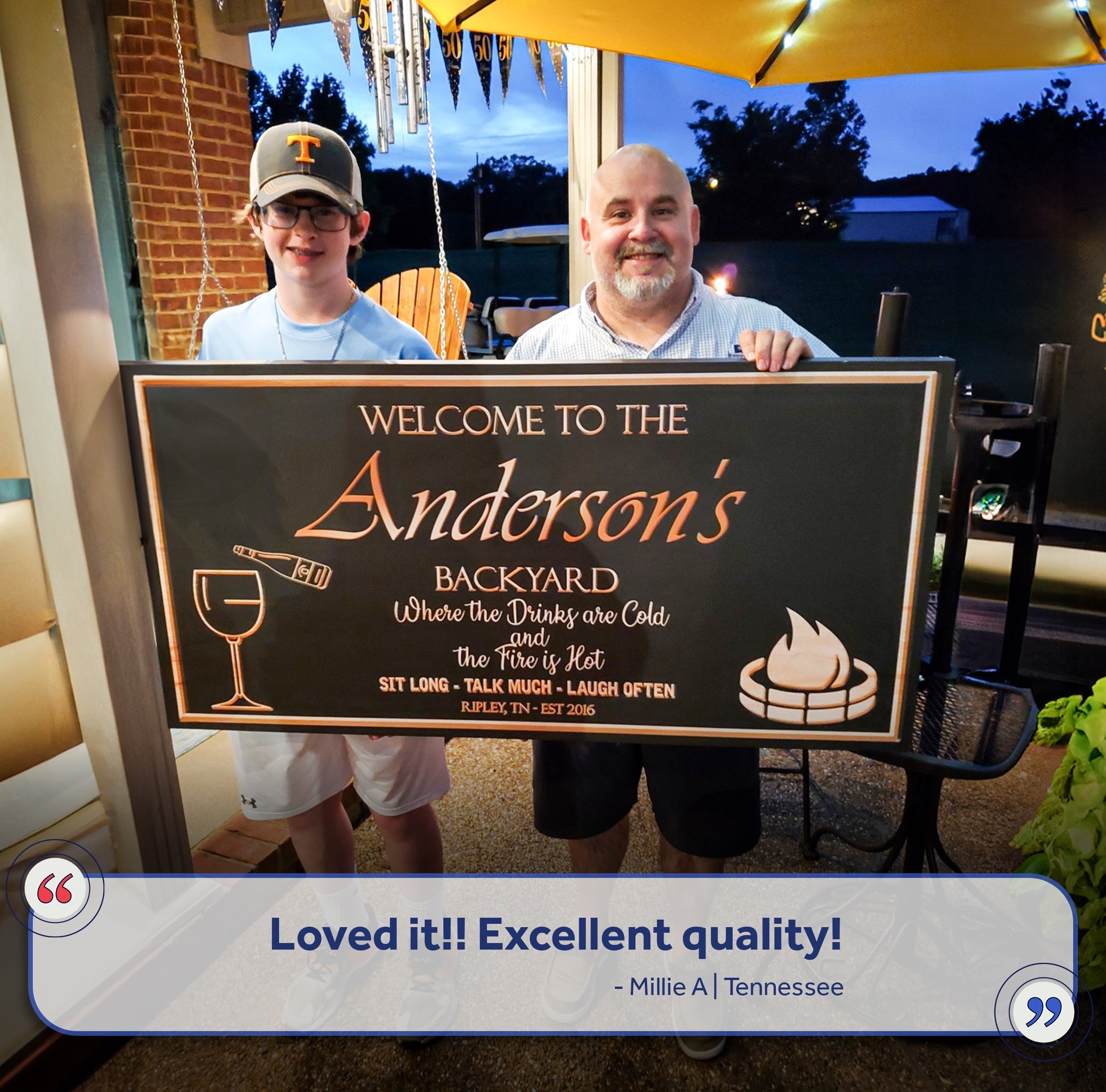 Backyard Sign on sale at MyriadMart