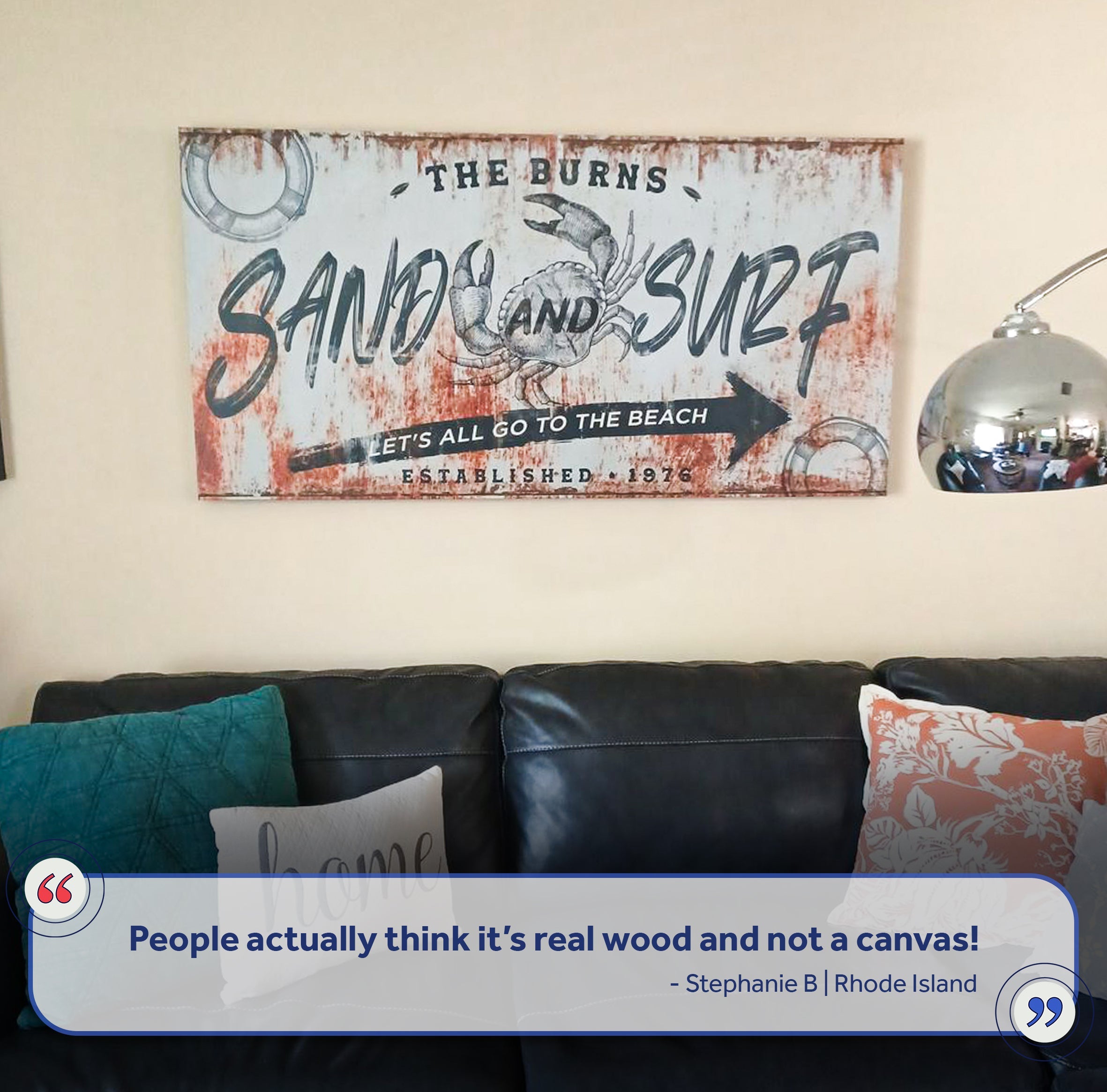 Sand And Surf Sign V on sale at MyriadMart