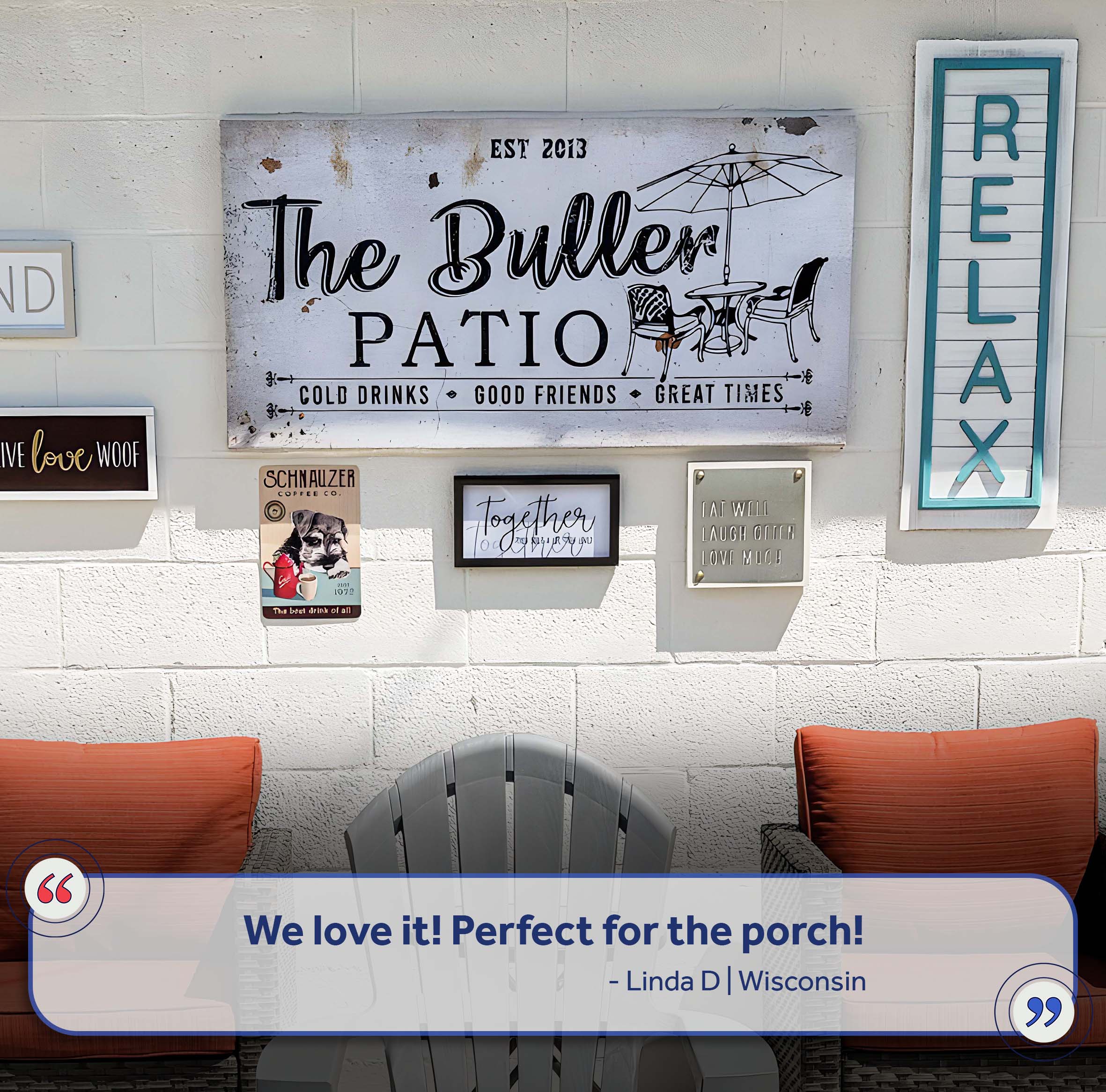 Family Patio Sign II on sale at MyriadMart