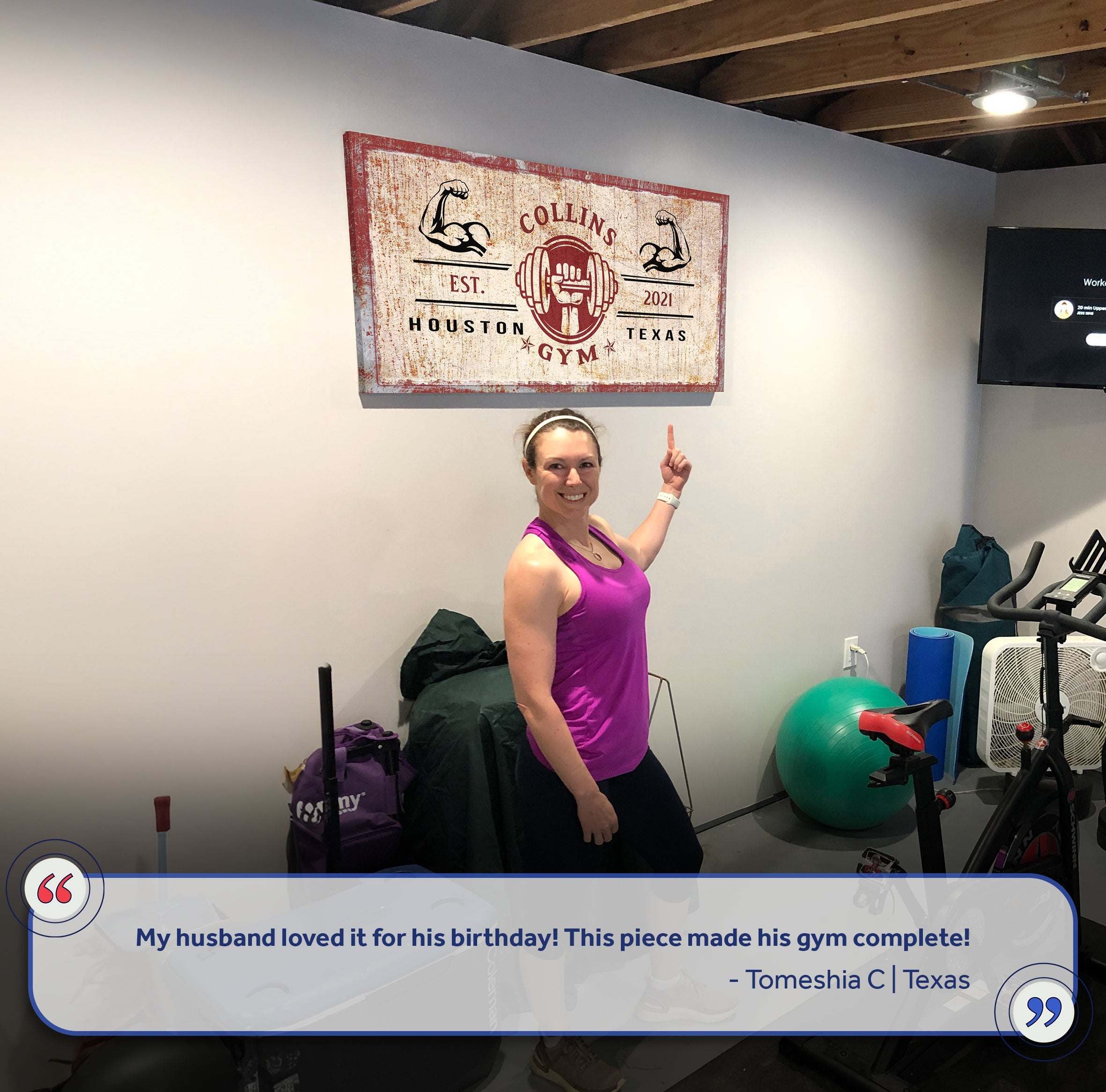 Gym Sign X on sale at MyriadMart