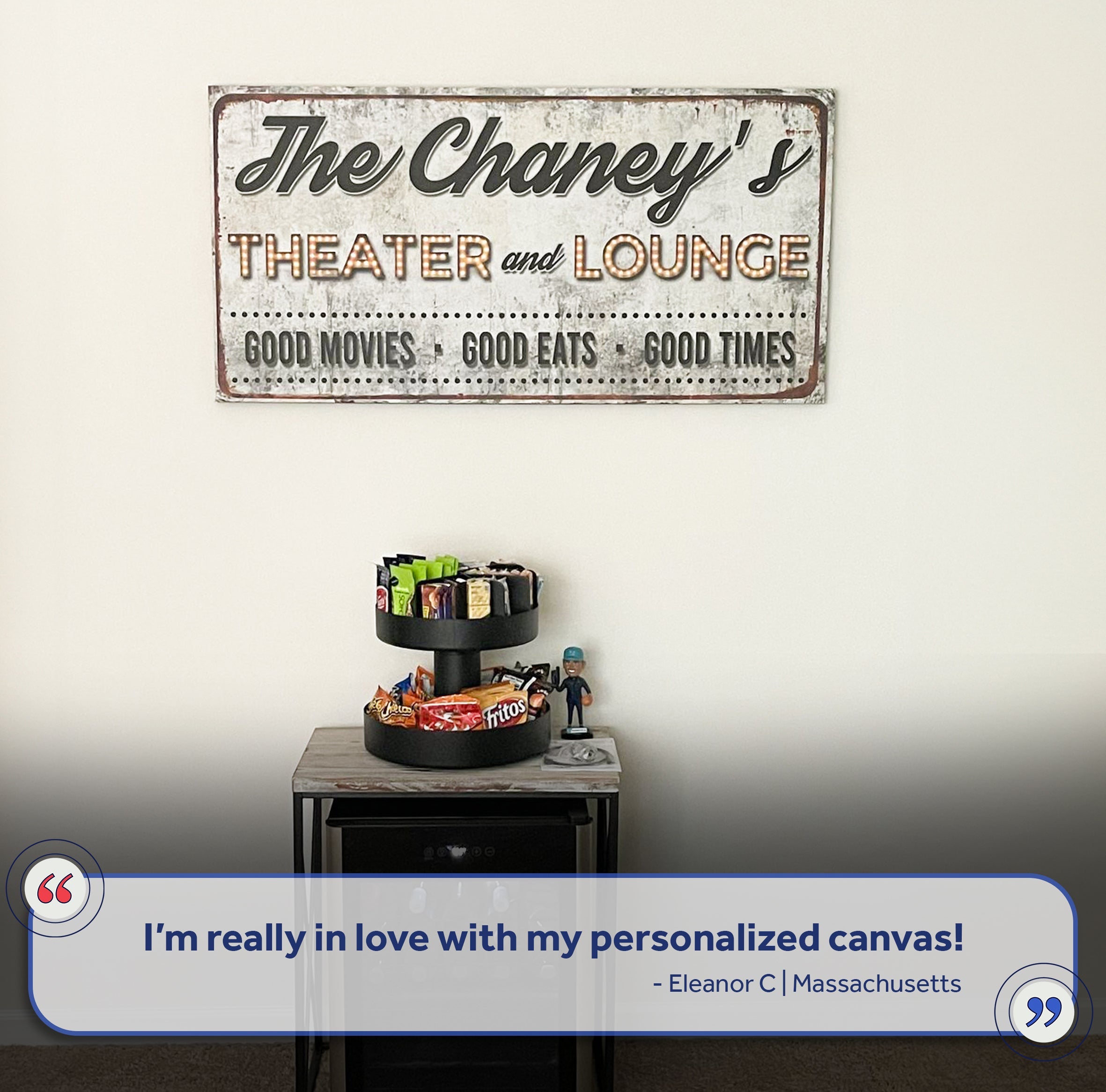 Family Theater and Lounge IV Sign on sale at MyriadMart