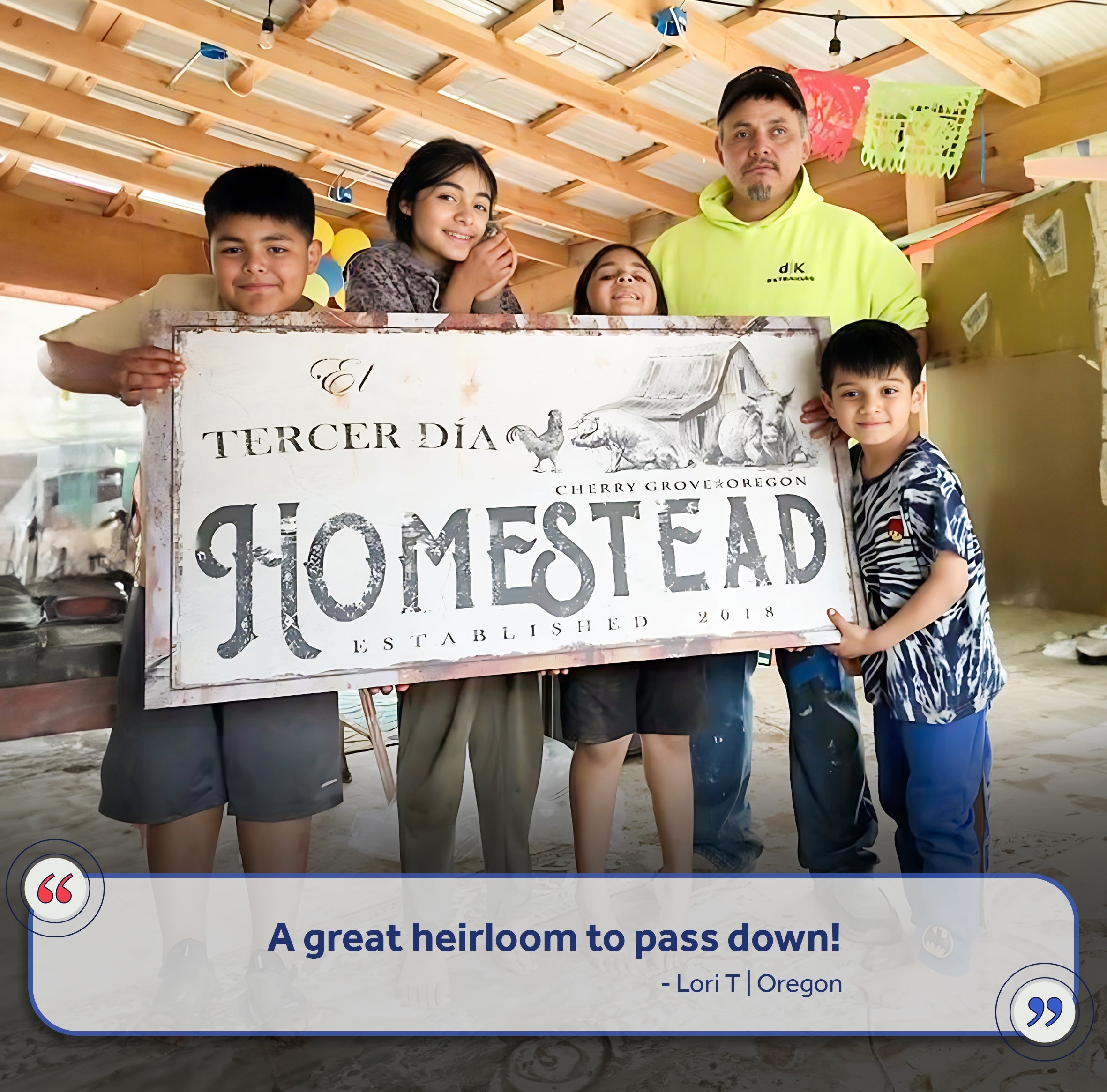 Homestead Sign on sale at MyriadMart