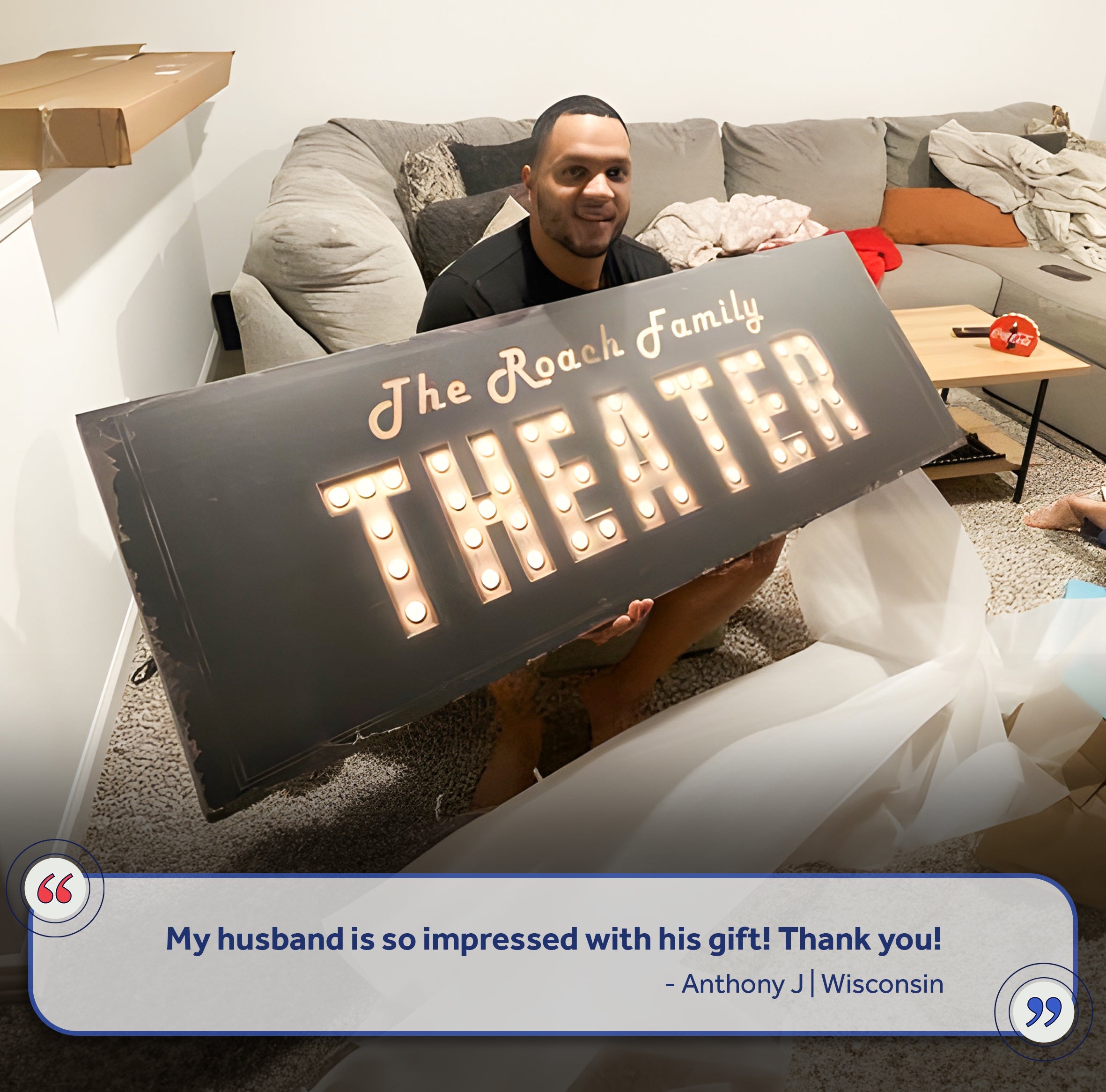 Theater Sign on sale at MyriadMart