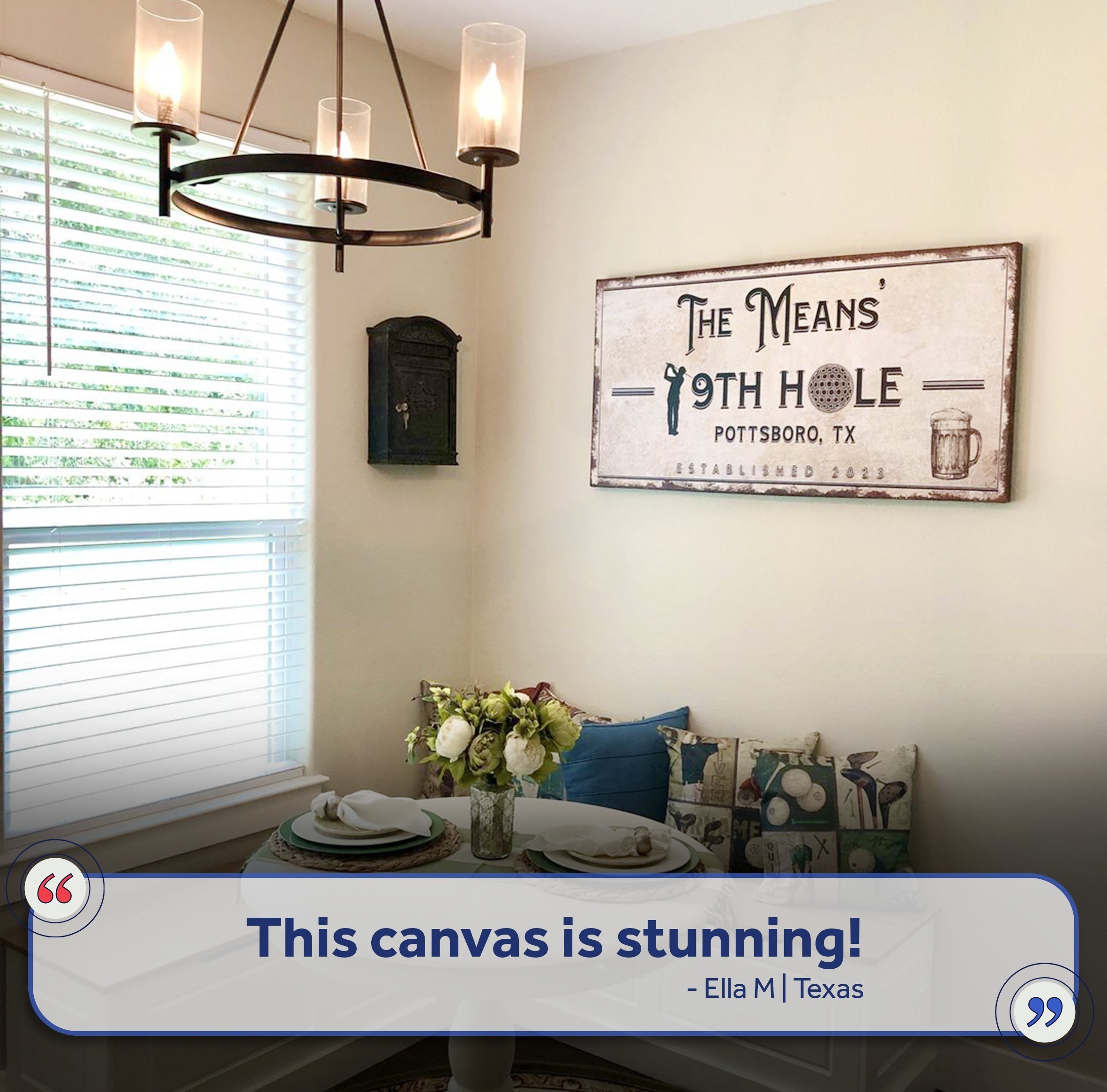 19th Hole Golf Personalized Sign on sale at MyriadMart