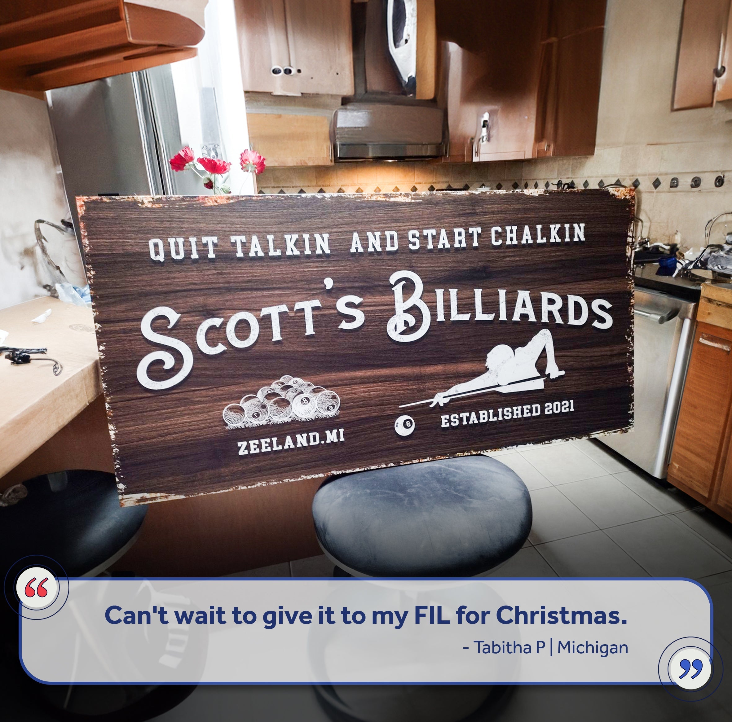 Billiards Room Vintage Sign on sale at MyriadMart