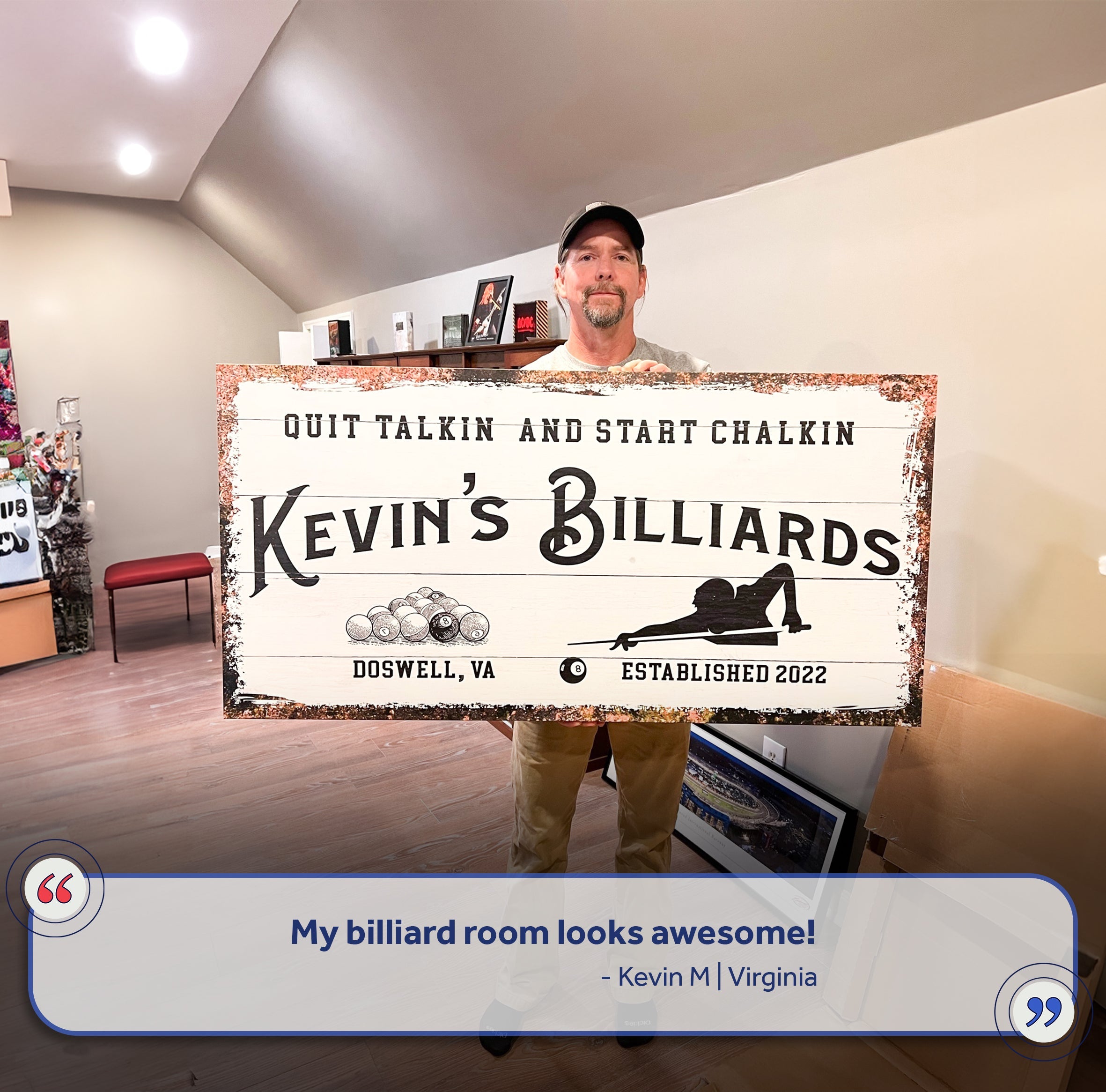 Billiards Room Sign II on sale at MyriadMart