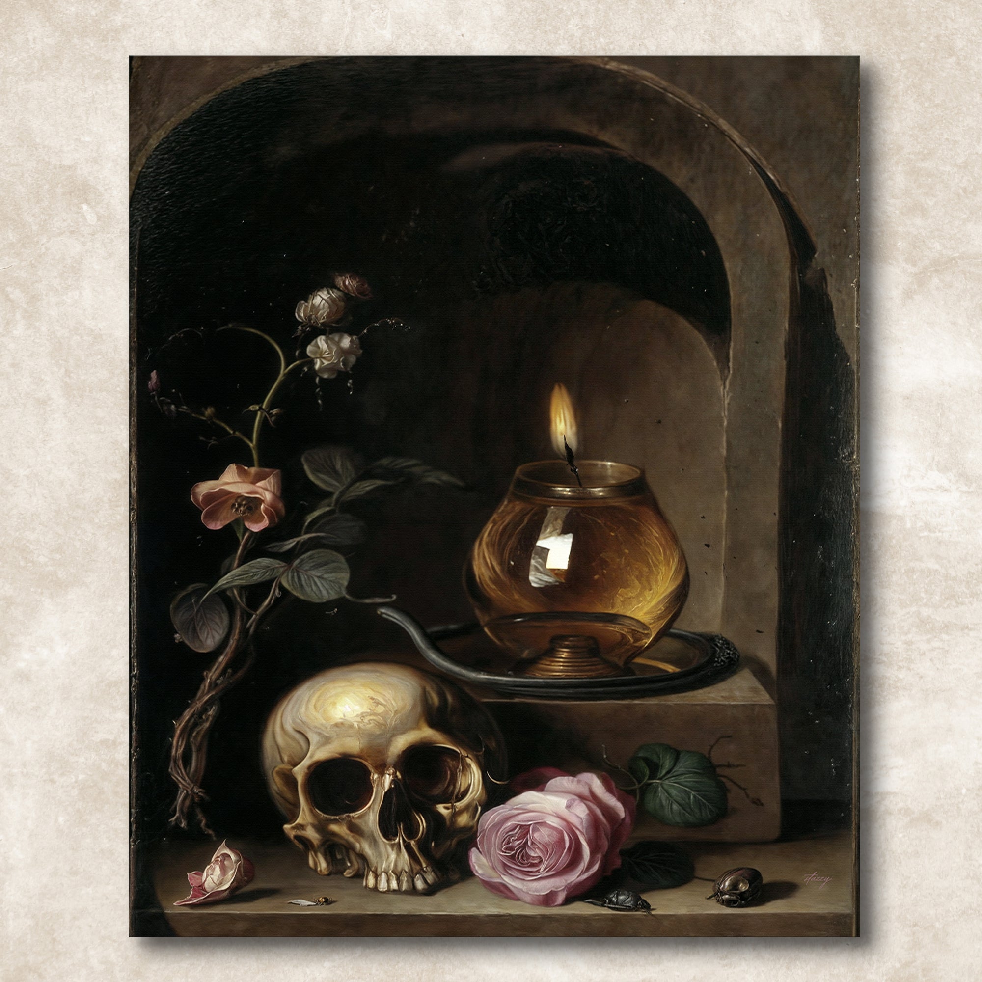 Canvas Print: "Vanitas Vigil" on sale at MyriadMart
