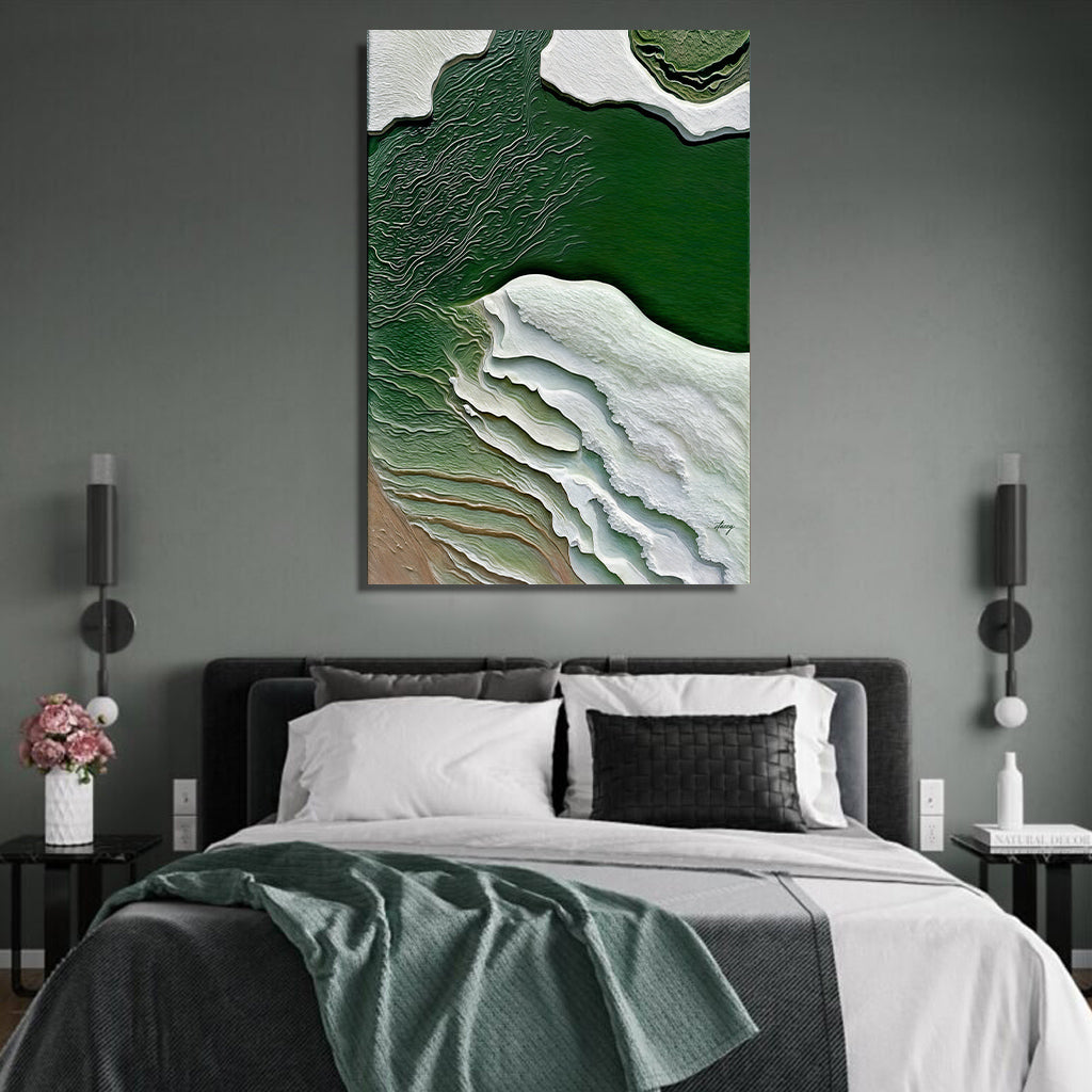 Canvas Print: "Verdant Cliffs II" on sale at MyriadMart