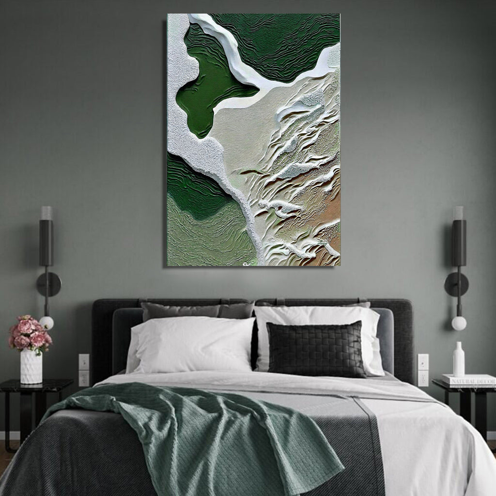 Canvas Print: "Verdant Cliffs III" on sale at MyriadMart