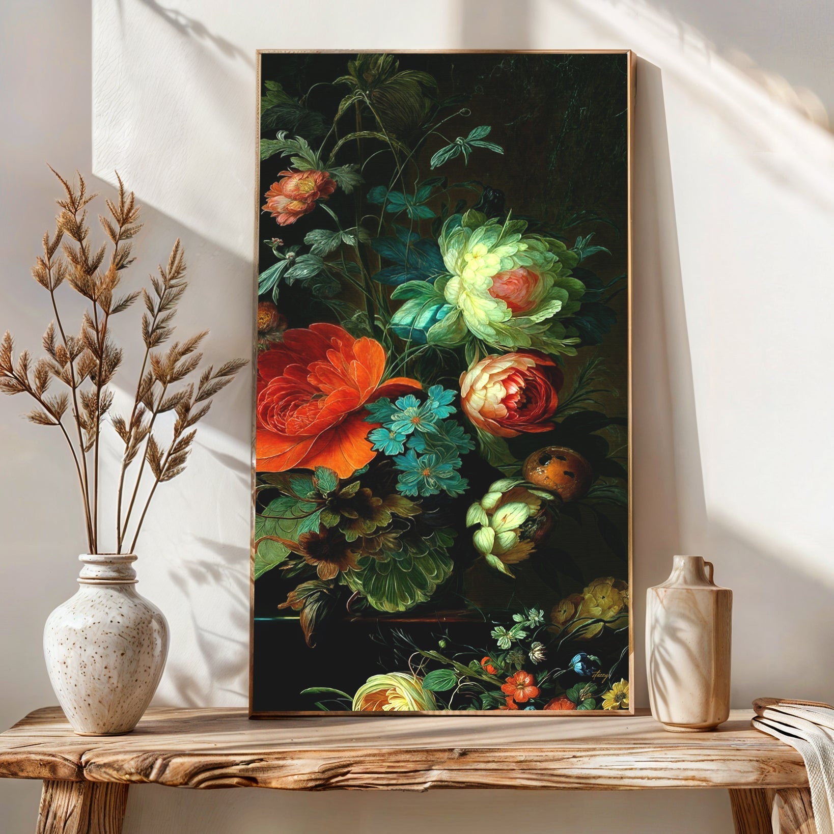 Canvas Print: "Verdant Elegance" on sale at MyriadMart