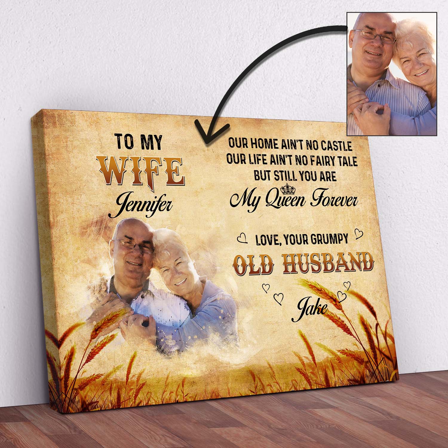 To My Wife Sign IV on sale at MyriadMart