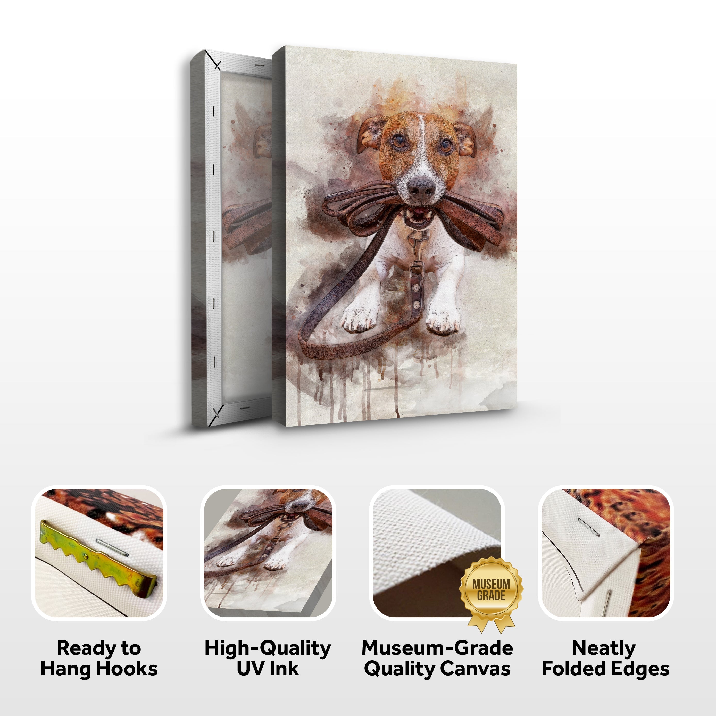 Pet Watercolor Portrait Sign III on sale at MyriadMart