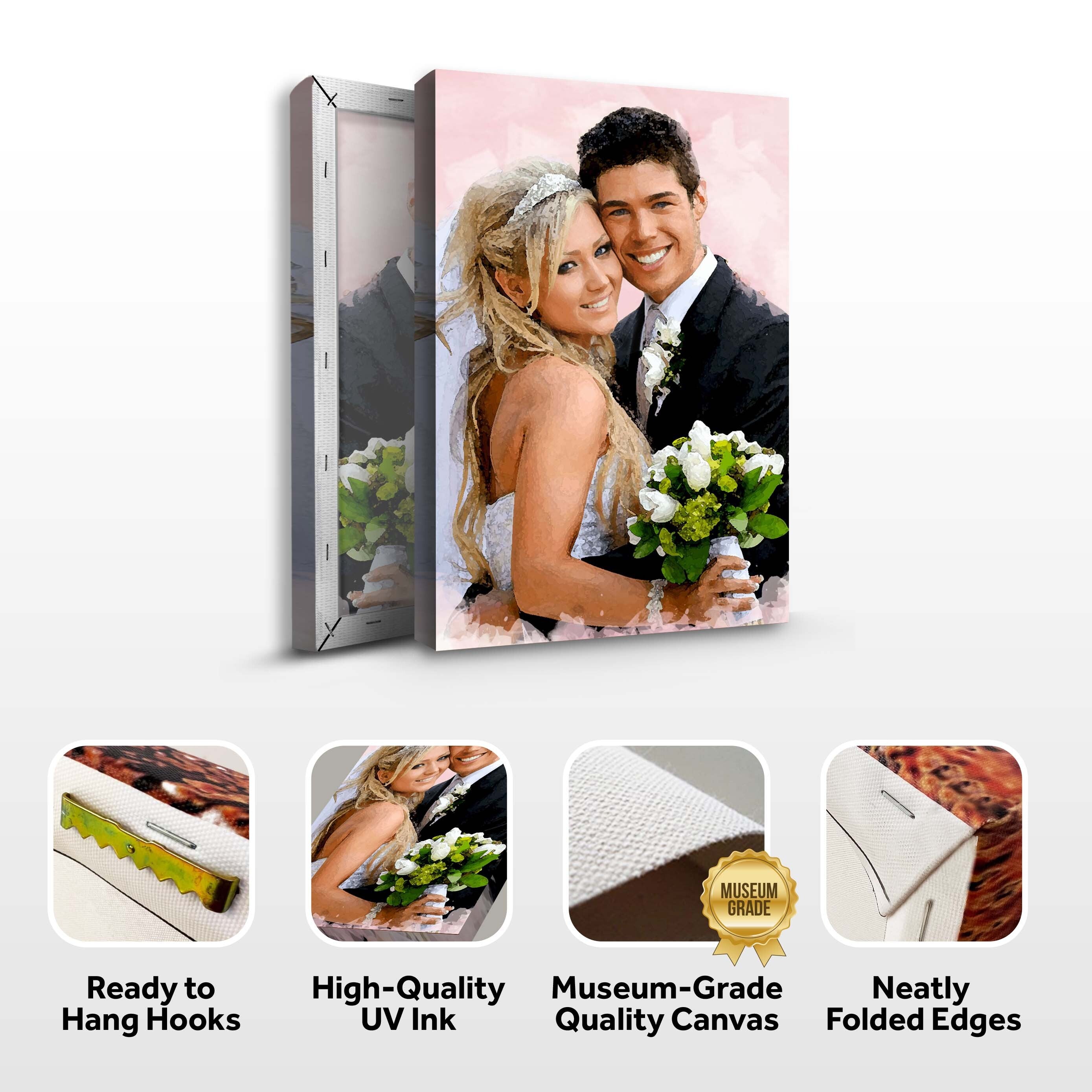 Couple Watercolor Sign II on sale at MyriadMart