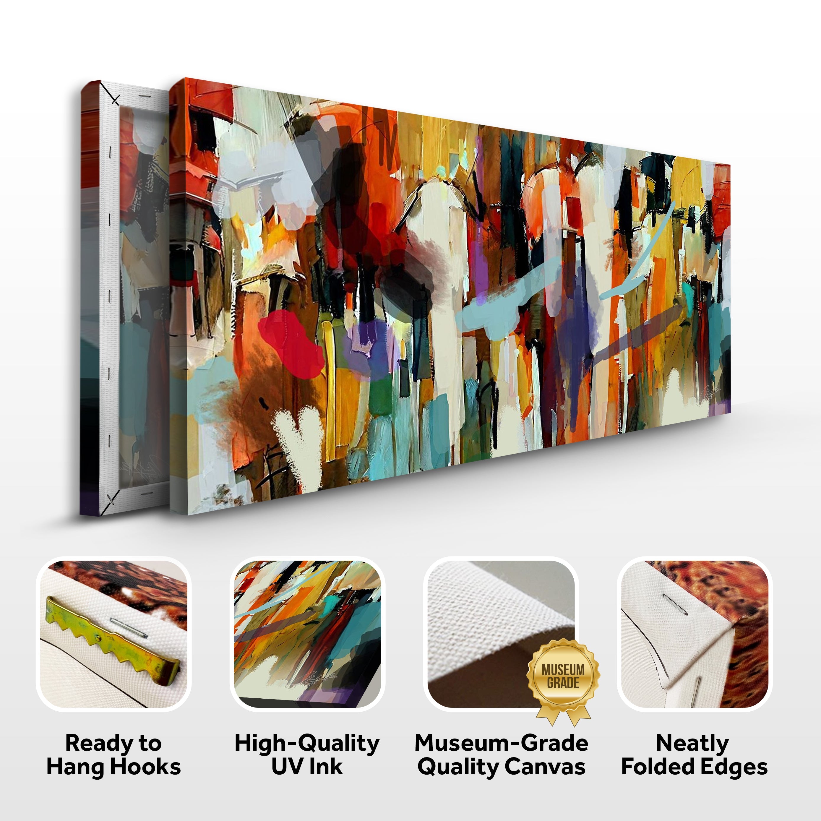 Canvas Print: "Resonant Hues" on sale at MyriadMart