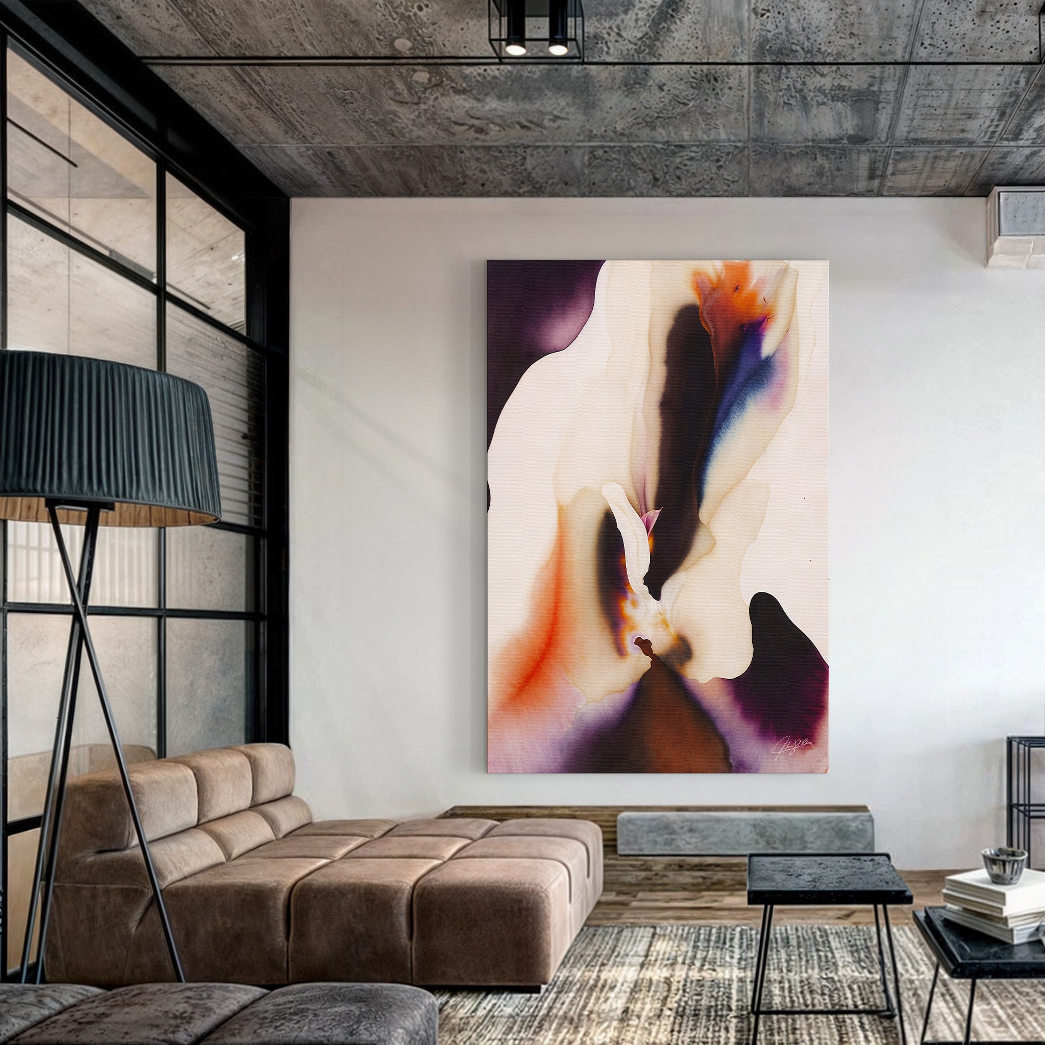 Canvas Print: "Velvet Bloom II" on sale at MyriadMart