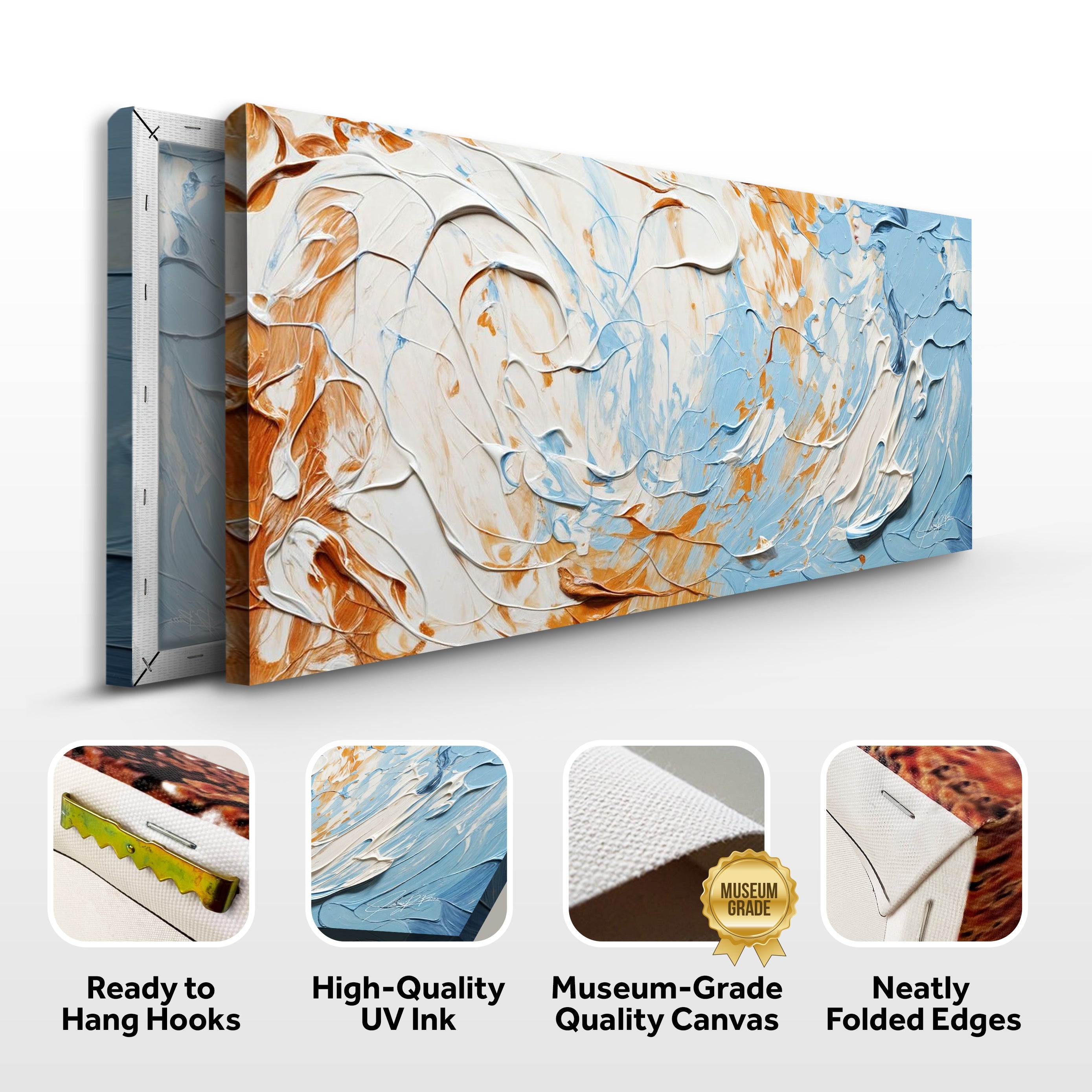 Canvas Print: "Pebble Tides III" on sale at MyriadMart