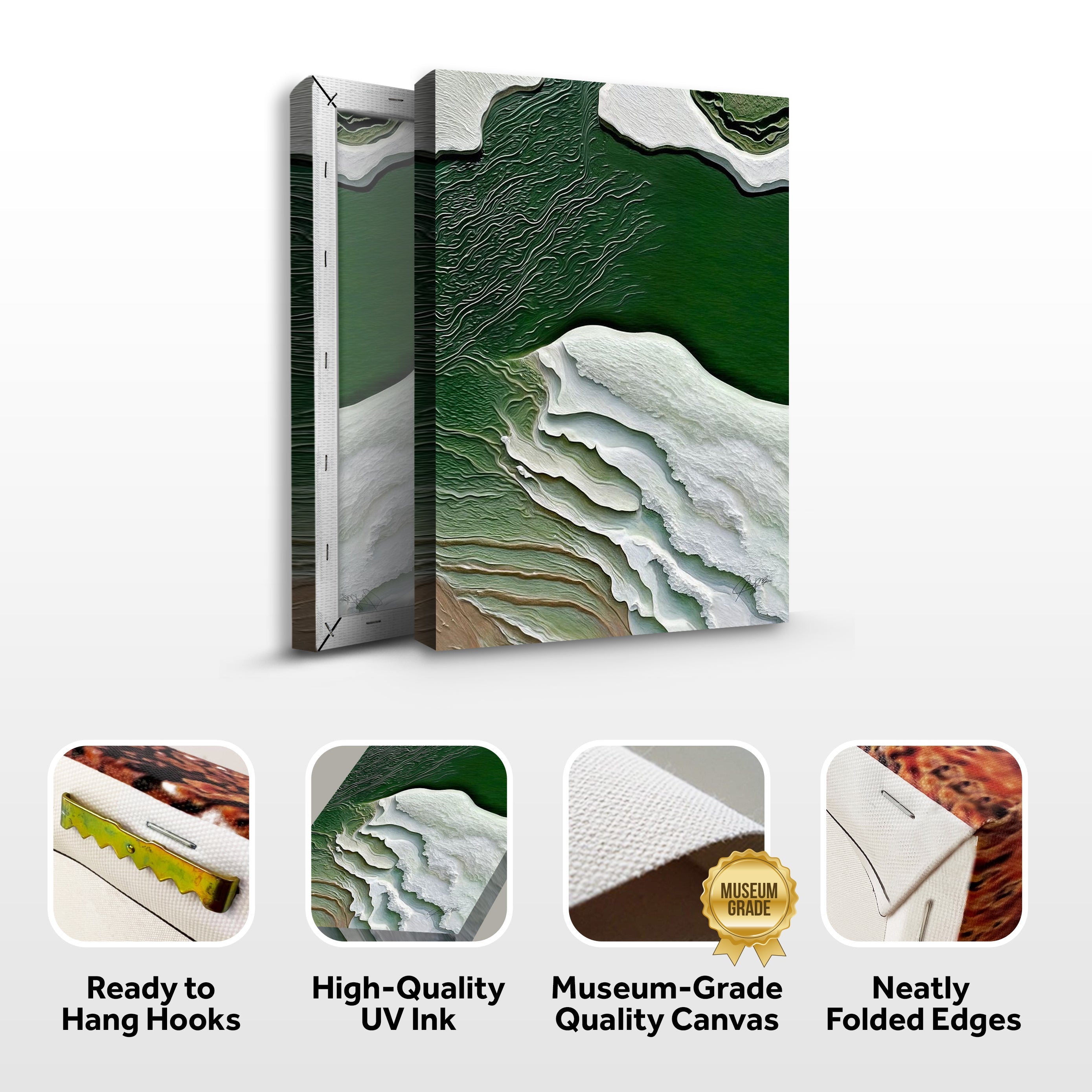 Canvas Print: "Verdant Cliffs II" on sale at MyriadMart