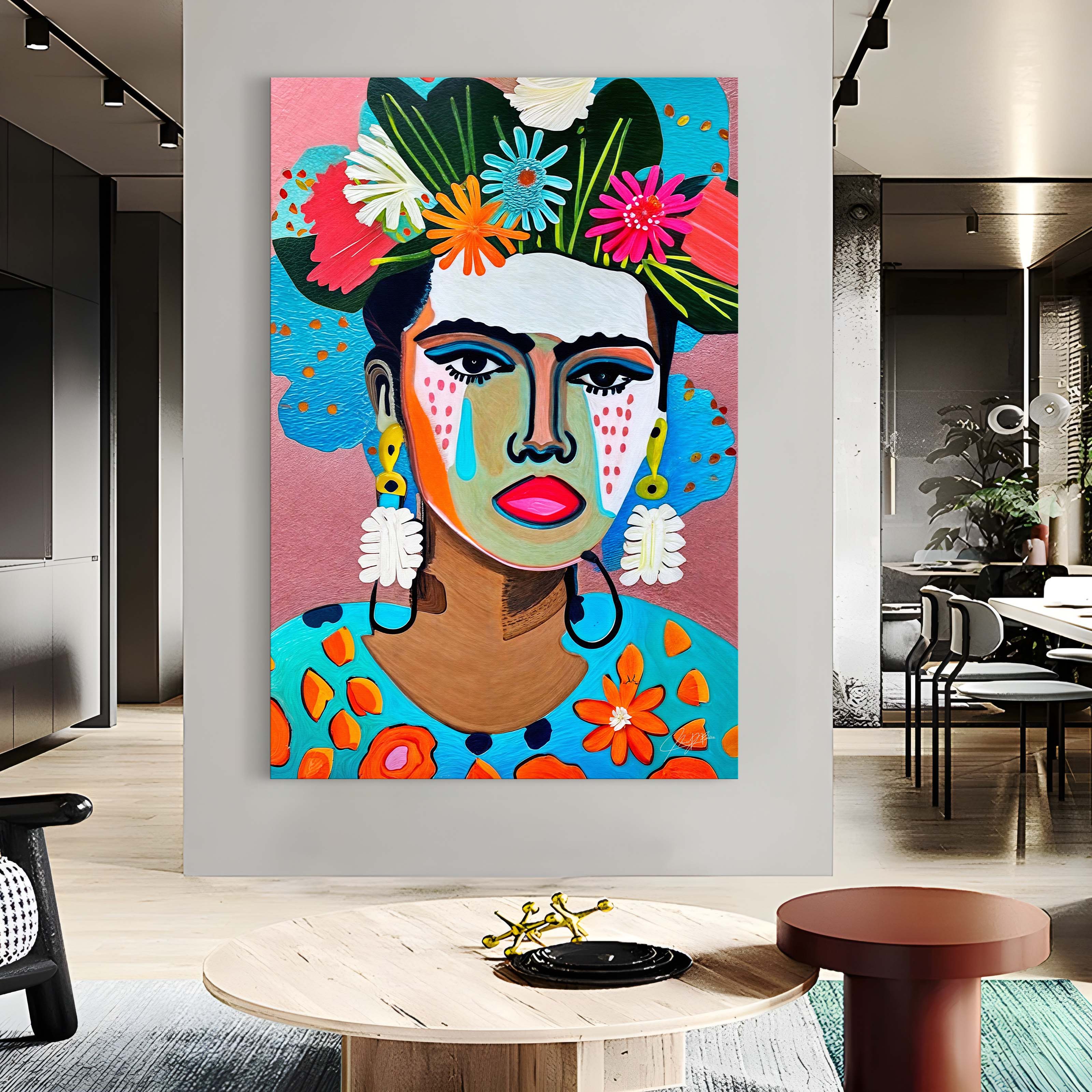 Canvas Print: "Floral Muse II" on sale at MyriadMart