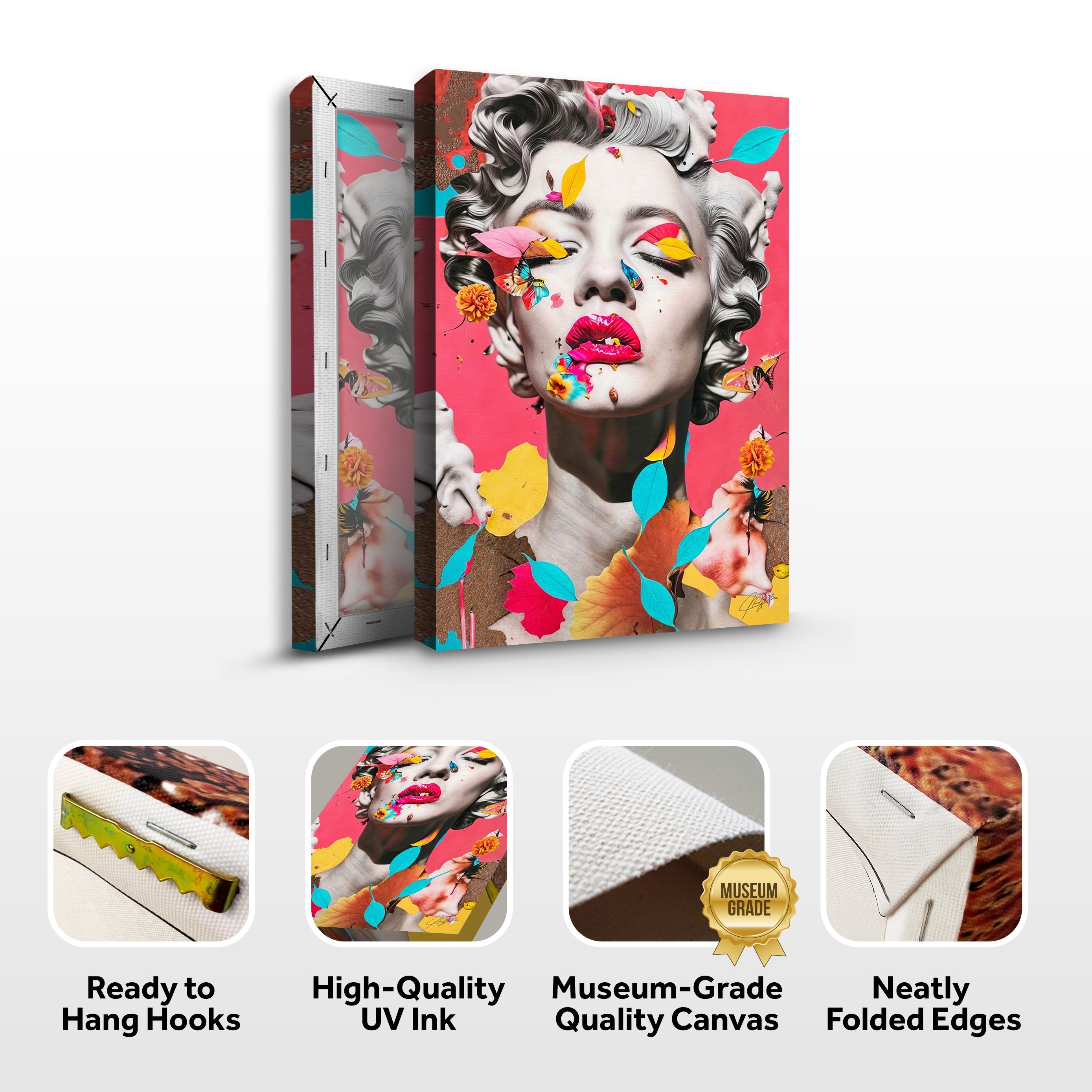 Canvas Print: "Chroma Whimsy" on sale at MyriadMart