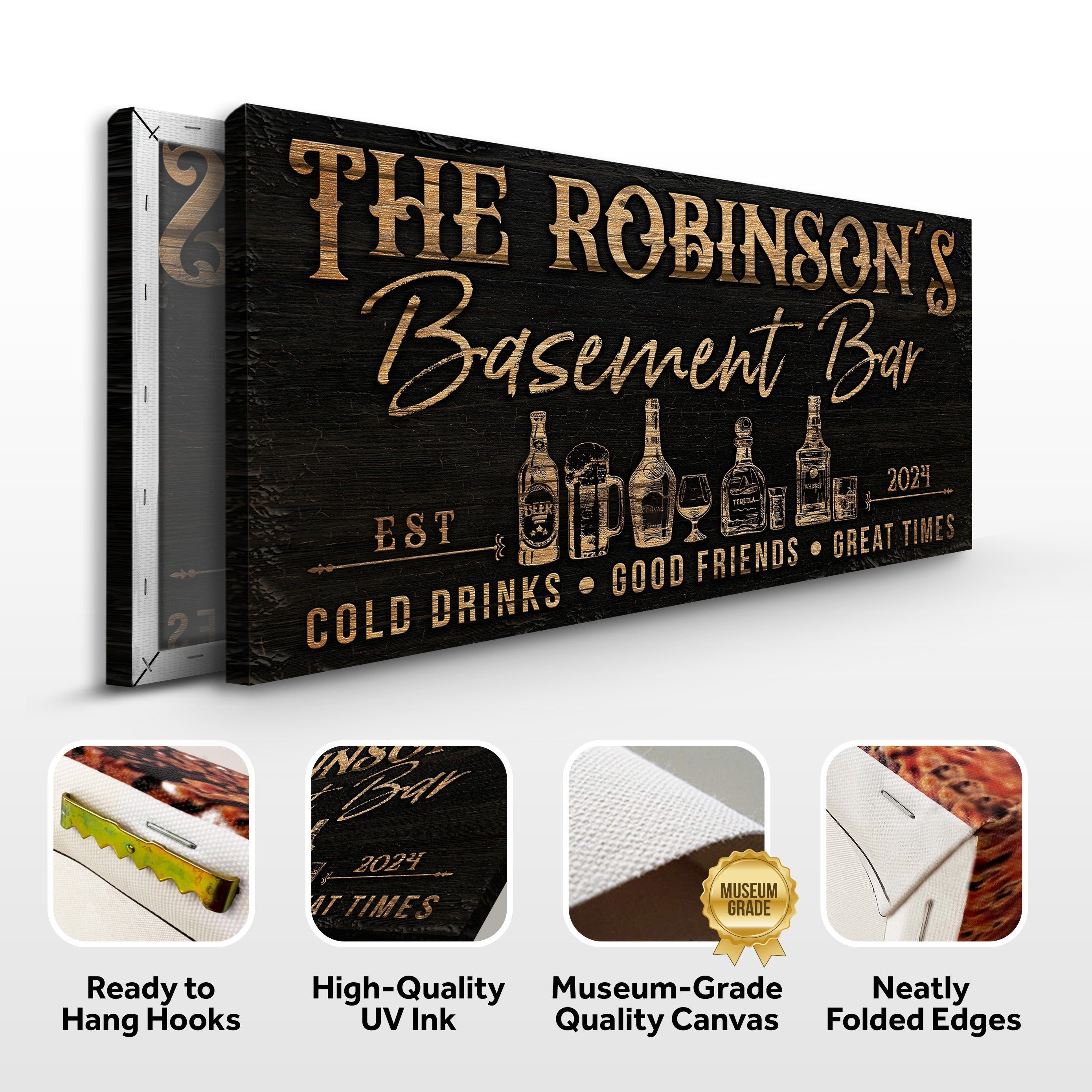Personalized Basement Bar Sign III on sale at MyriadMart